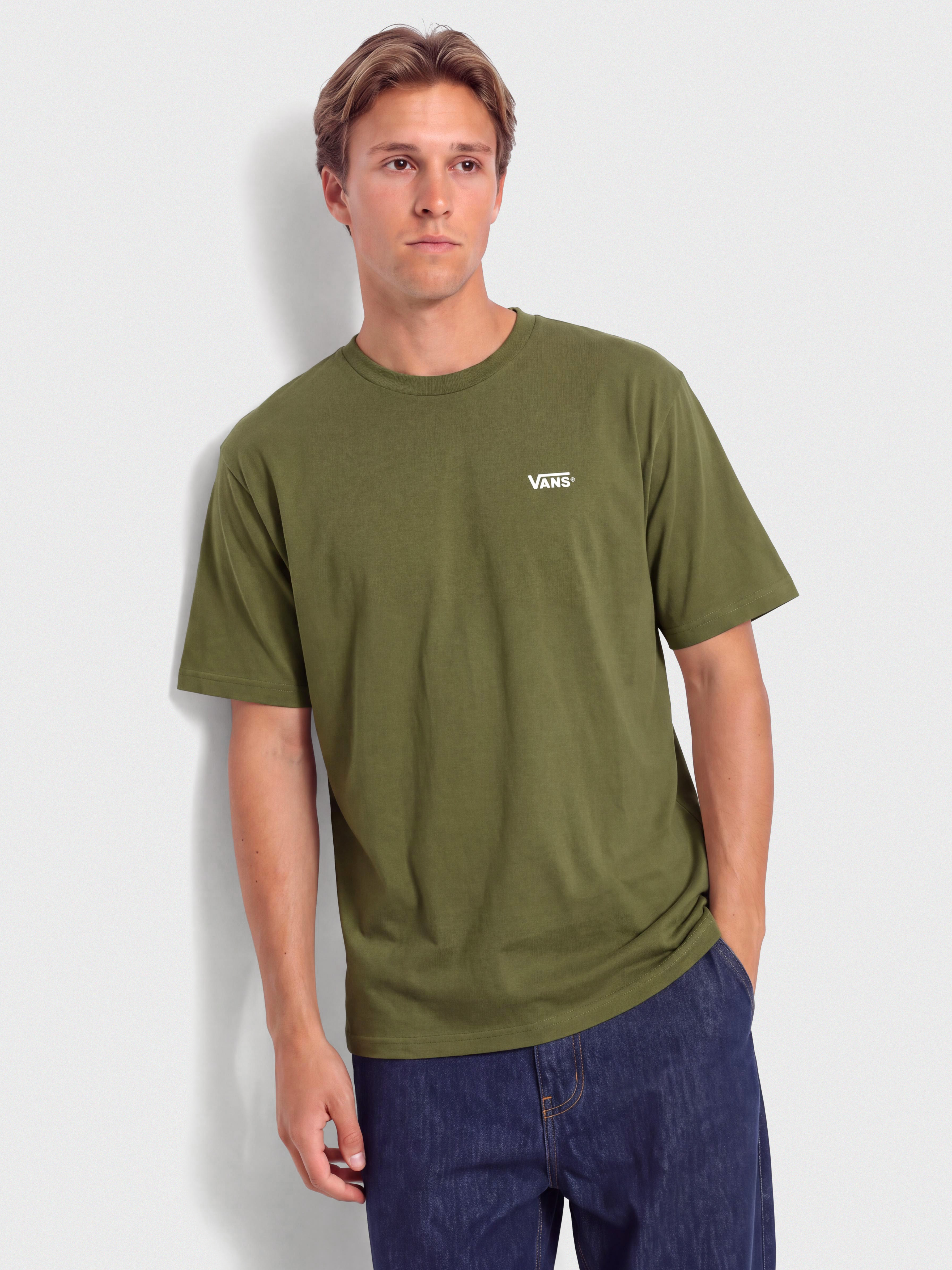 Vans New Left Chest Póló (green balsam)