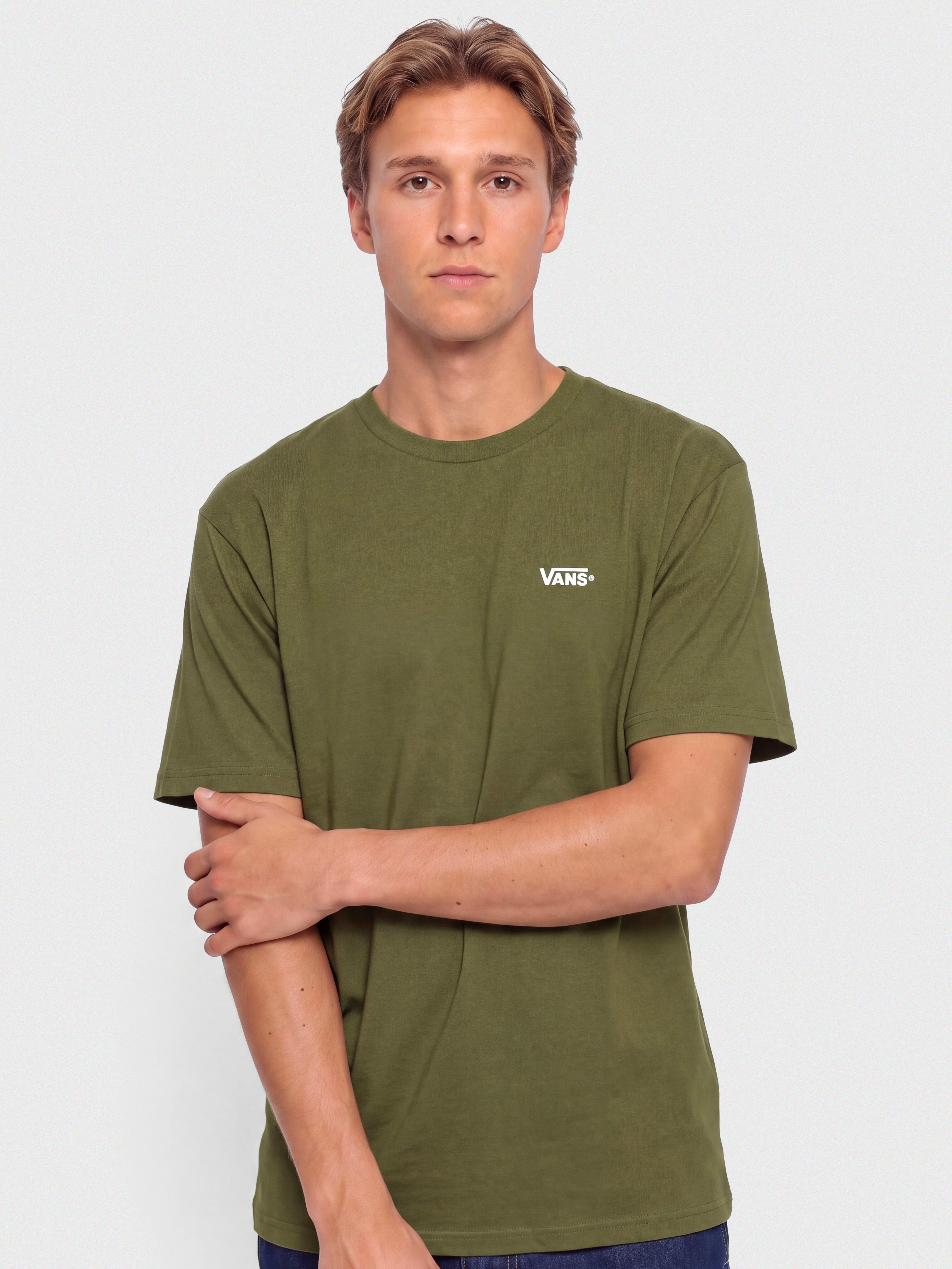Vans New Left Chest Póló (green balsam)