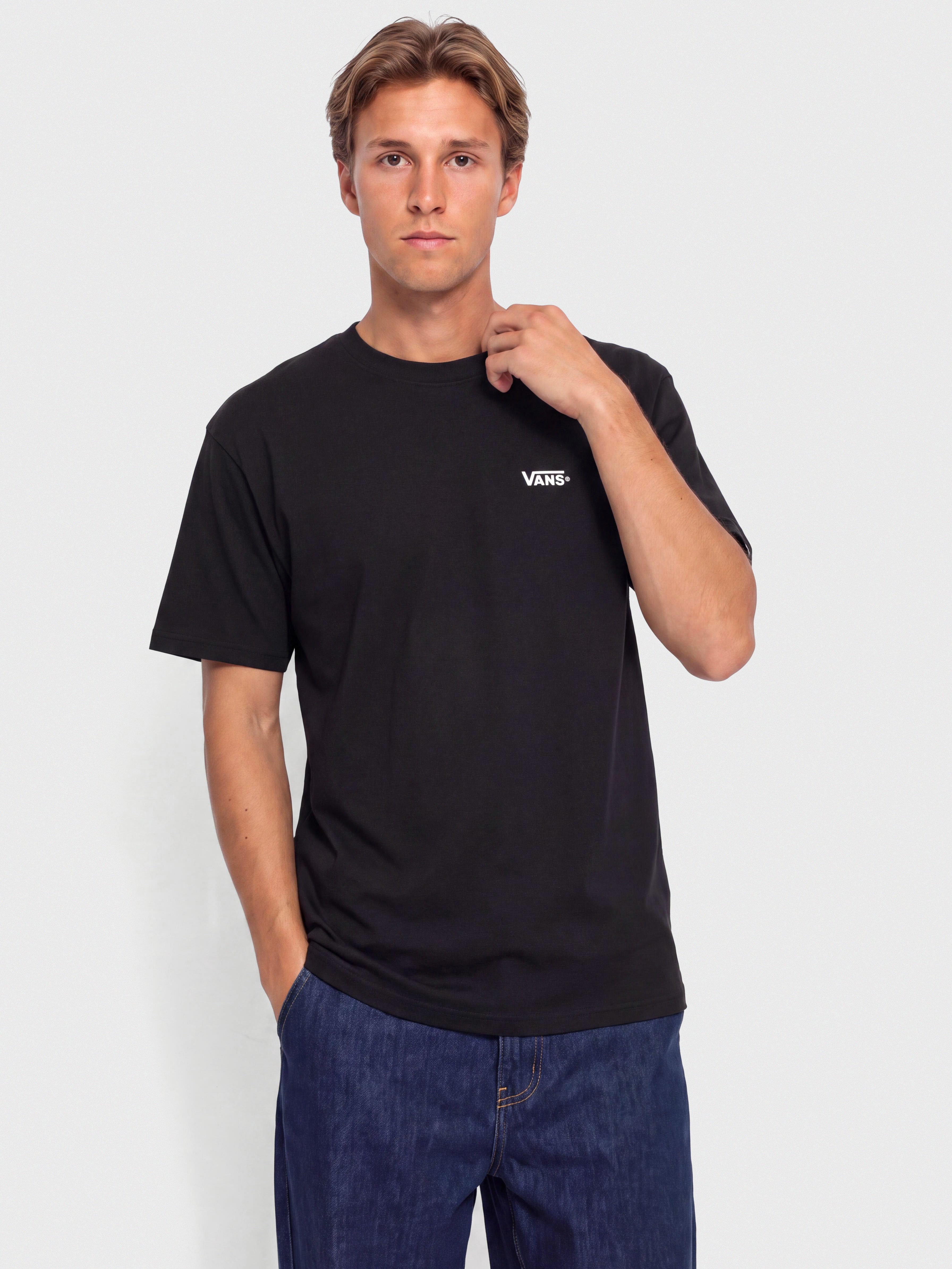 Póló Vans New Left Chest (black/white)