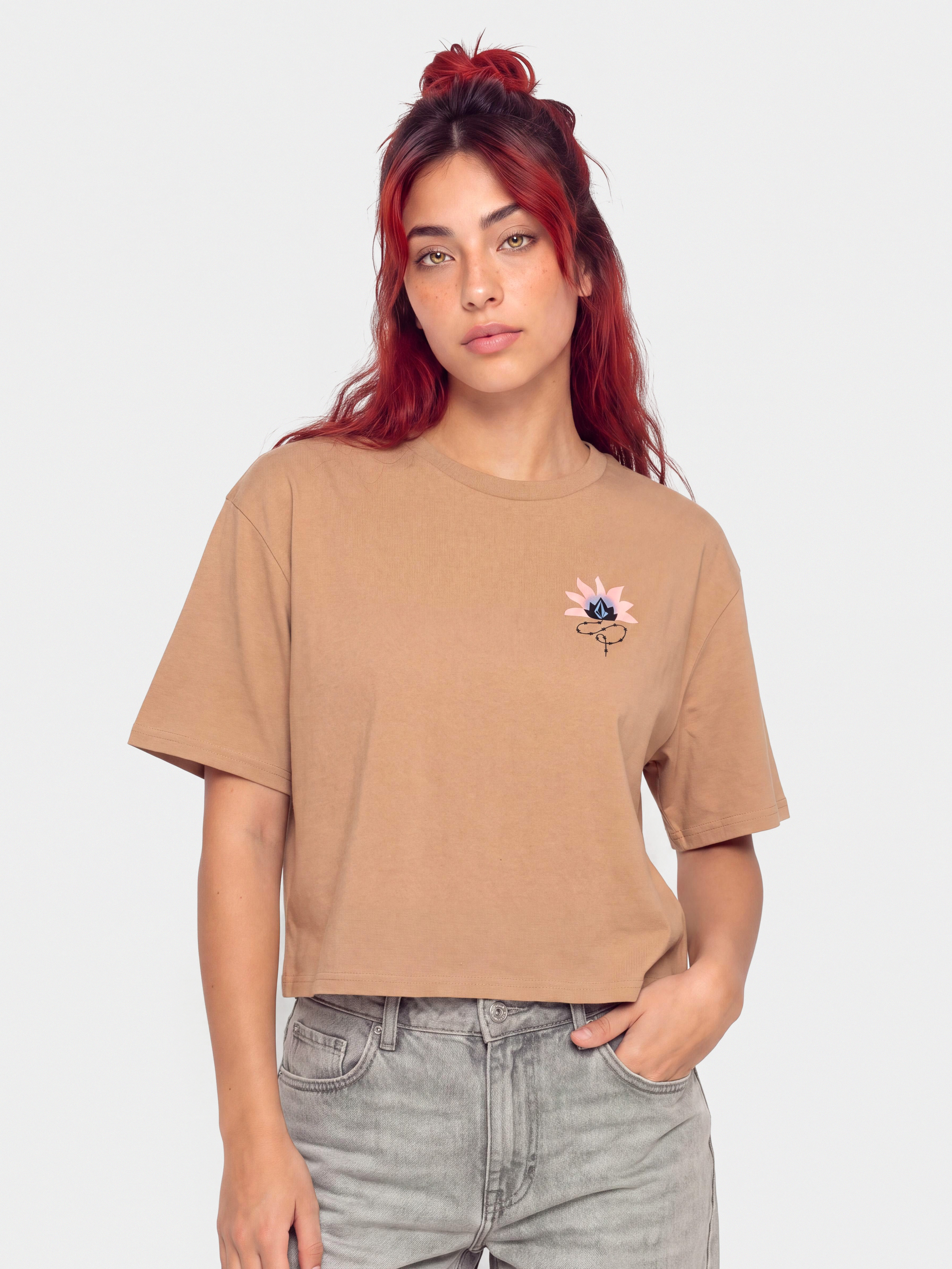 Volcom Bliss Wmn Póló (pale khaki)