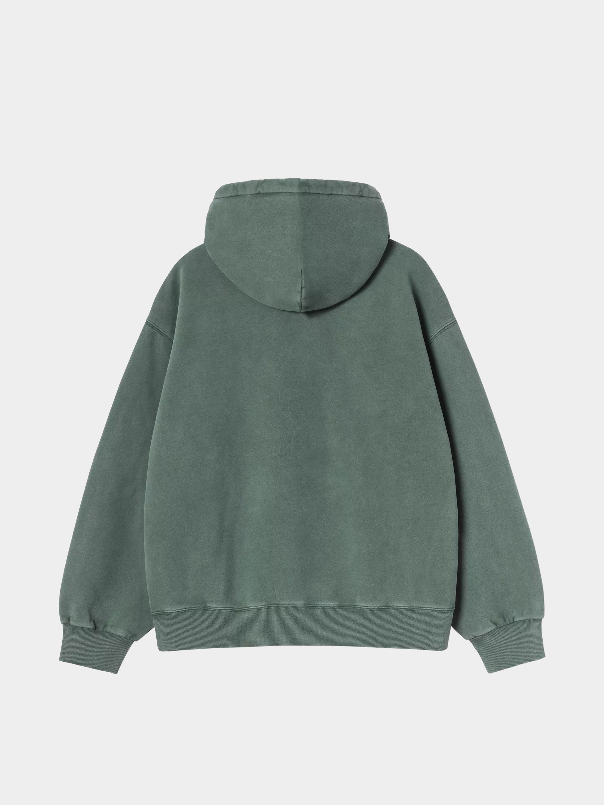 Kapucnis pulóver Carhartt WIP Vista HD (dark scarab/garment dyed)