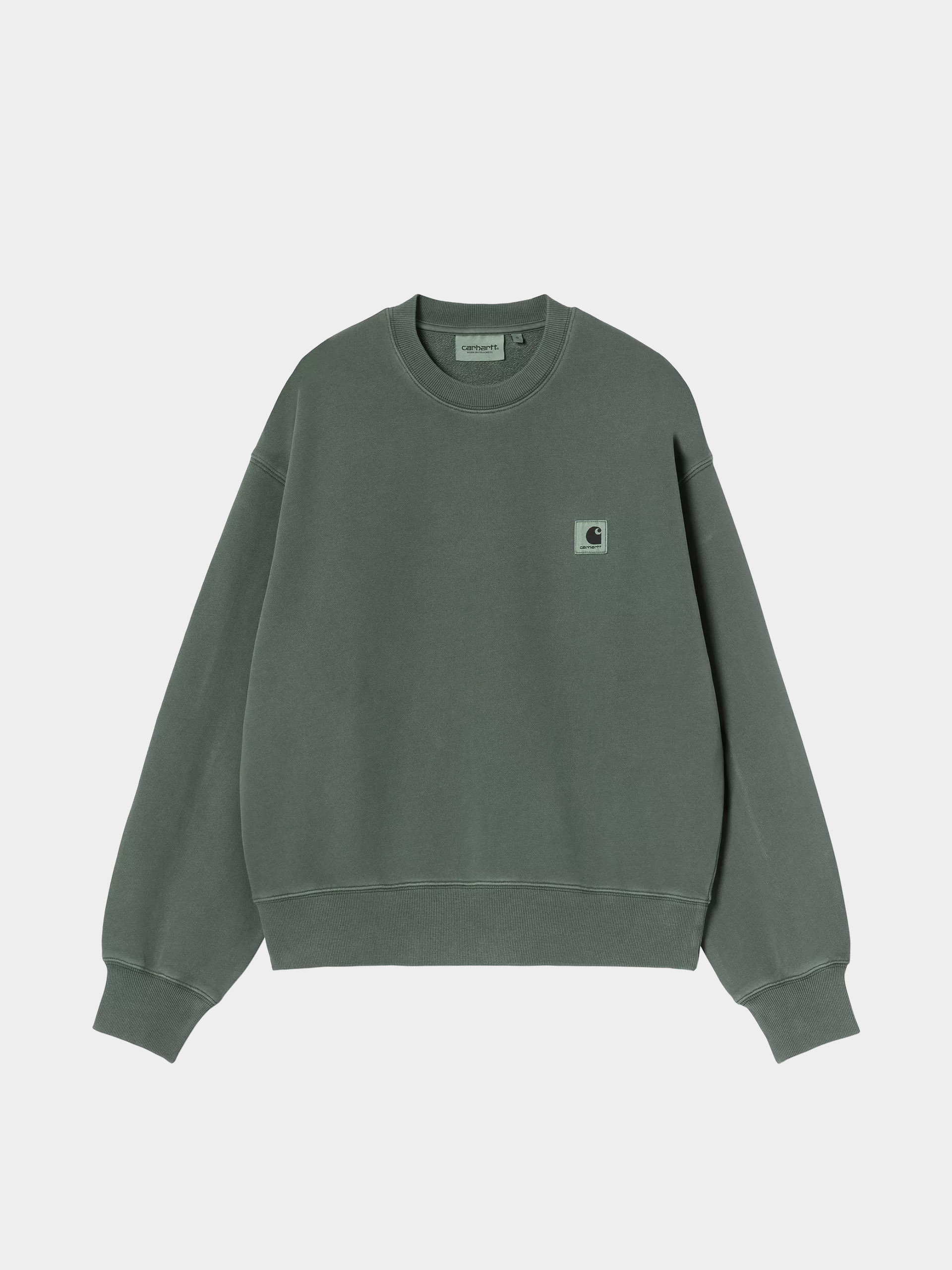 Pulóver Carhartt WIP Nelson Wmn (dark scarab/garment dyed)