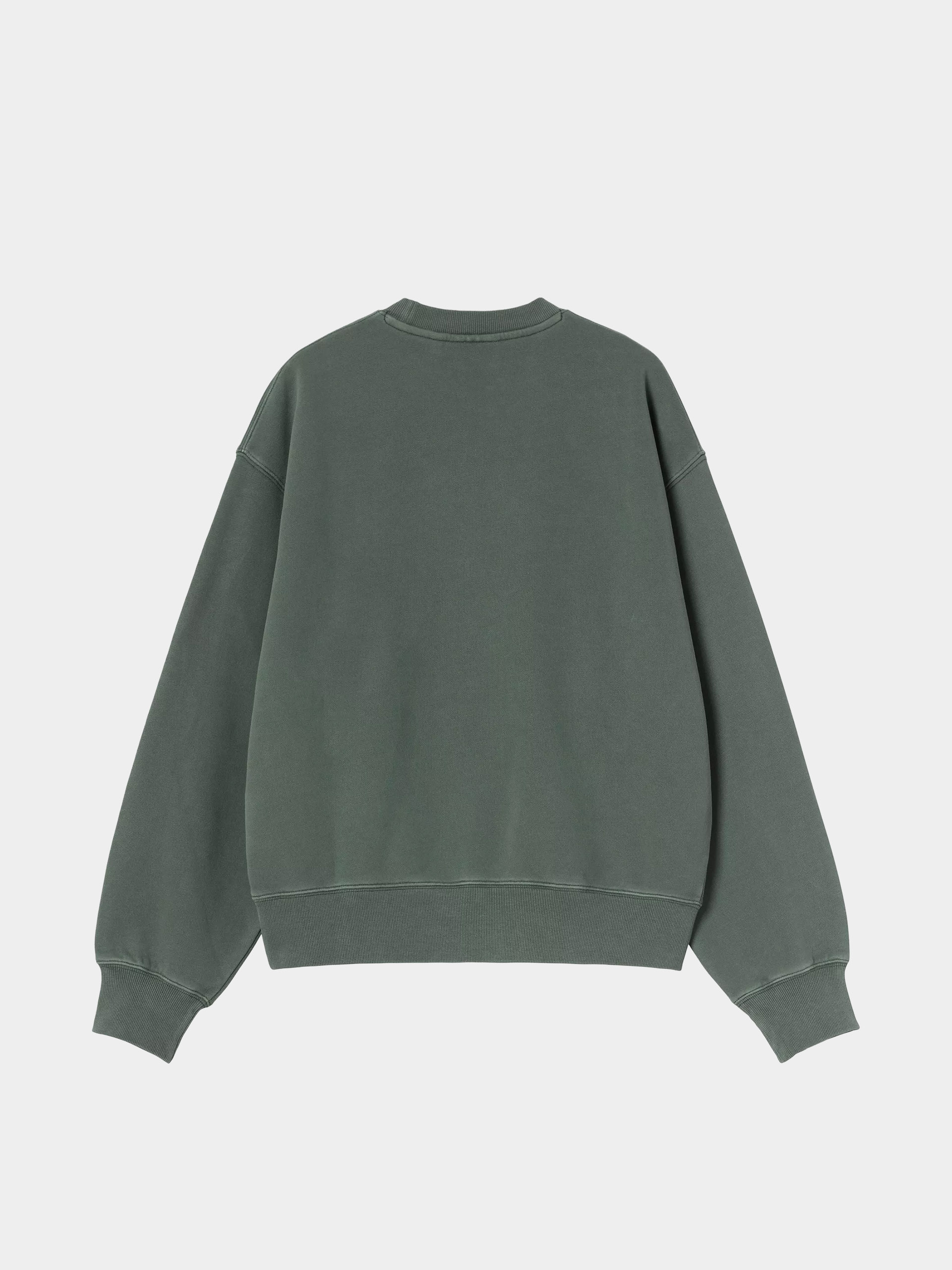 Pulóver Carhartt WIP Nelson Wmn (dark scarab/garment dyed)