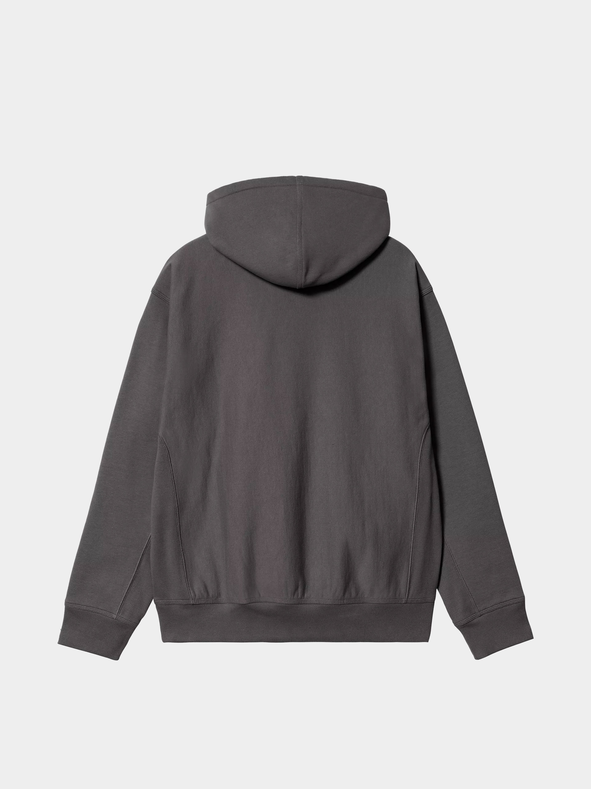 Kapucnis pulóver Carhartt WIP American Script HD (graphite)