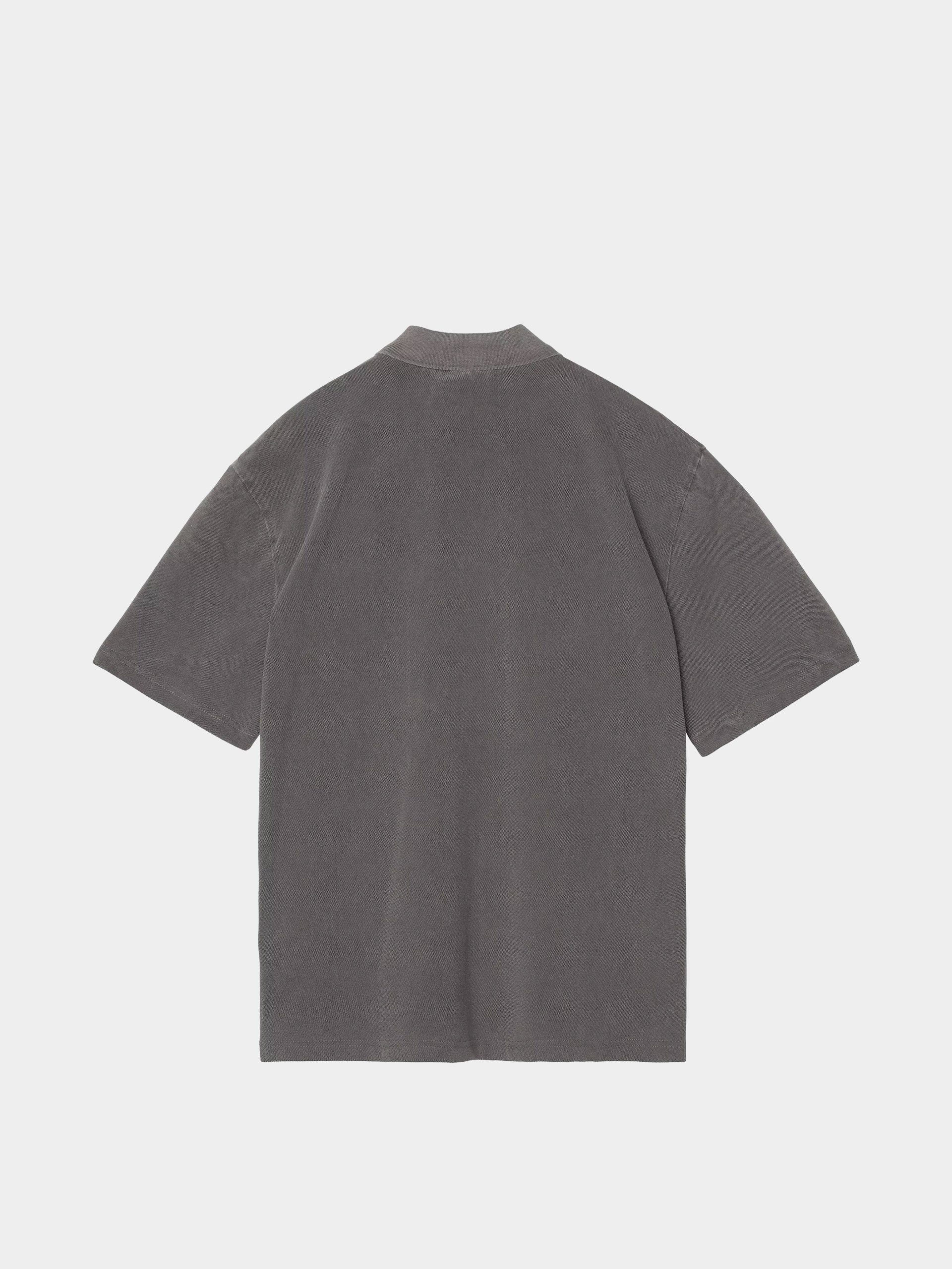 Póló Carhartt WIP Wayne Polo (black/garment dyed)