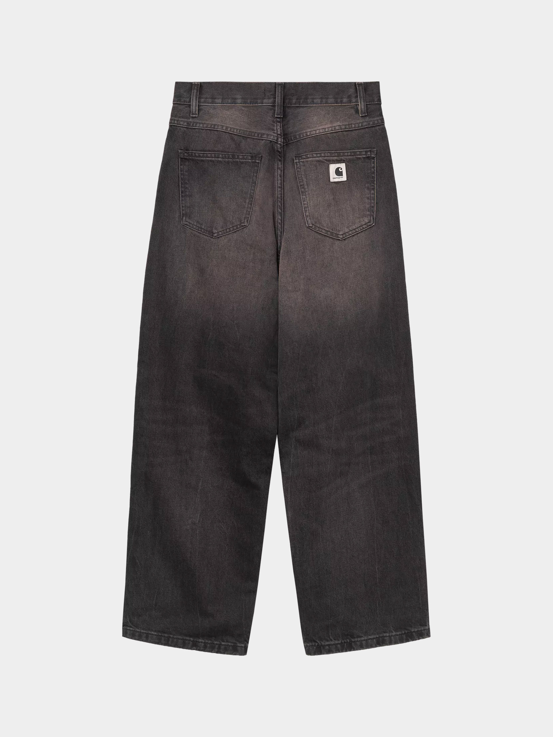 Kisnadrág Carhartt WIP Brandon Wmn (black/tobacco used wash)