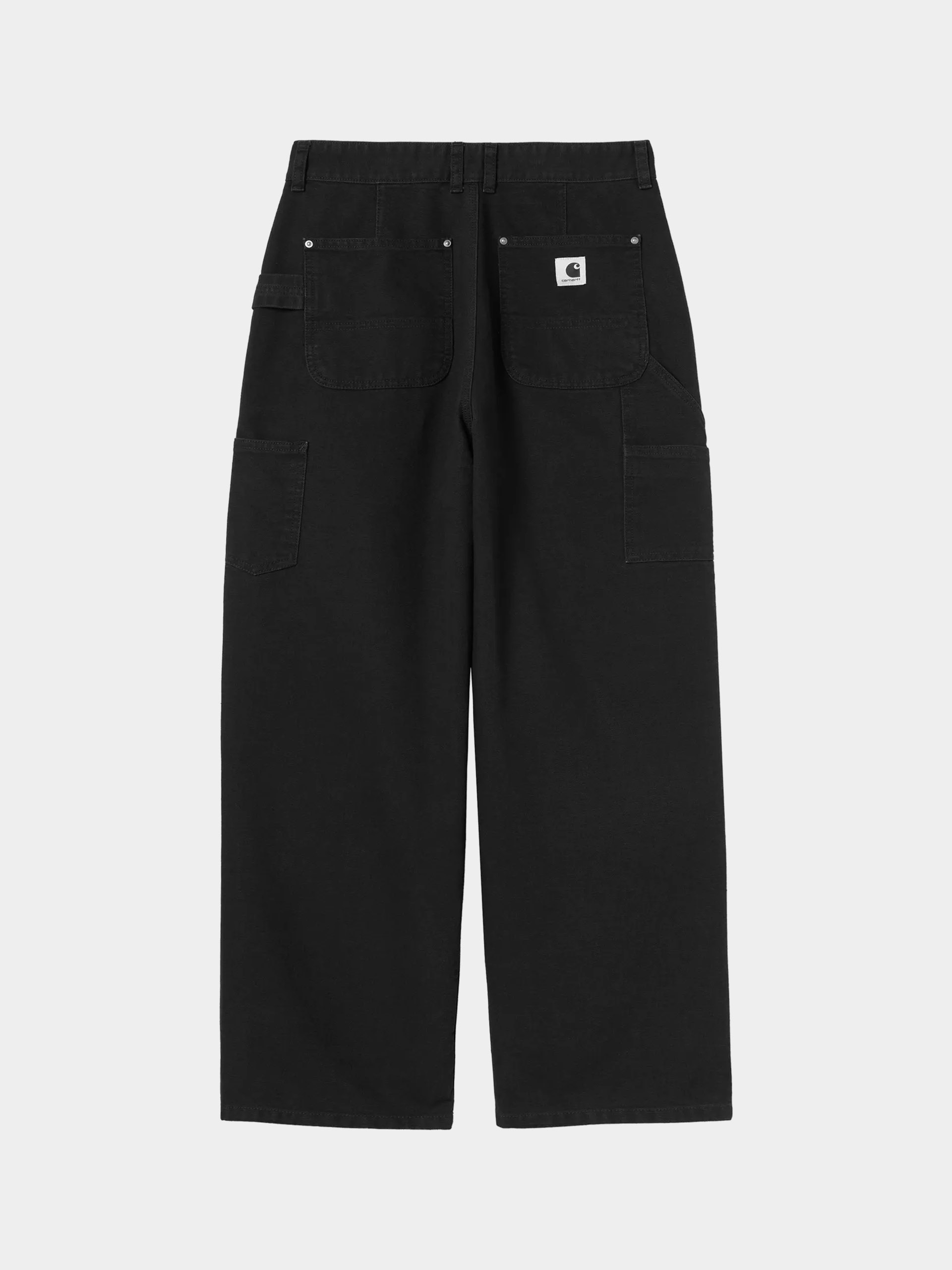 Kisnadrág Carhartt WIP Billie Single Knee Wmn (black/stone washed)