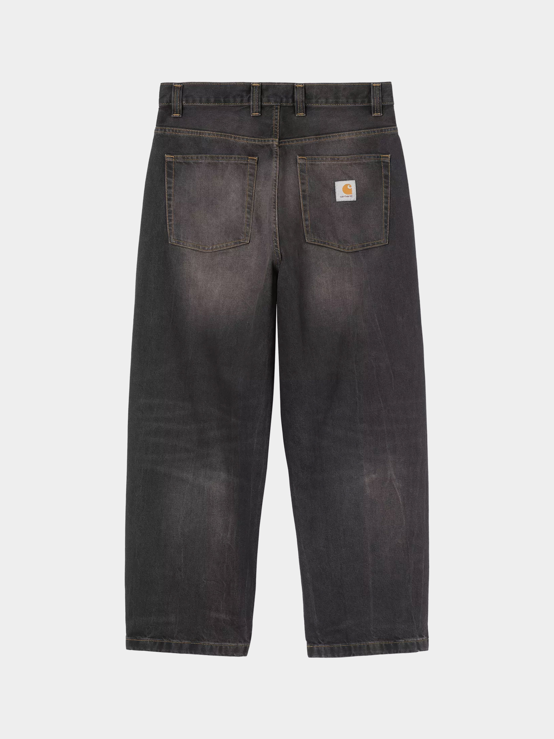 Kisnadrág Carhartt WIP Brandon (black/tobacco used wash)