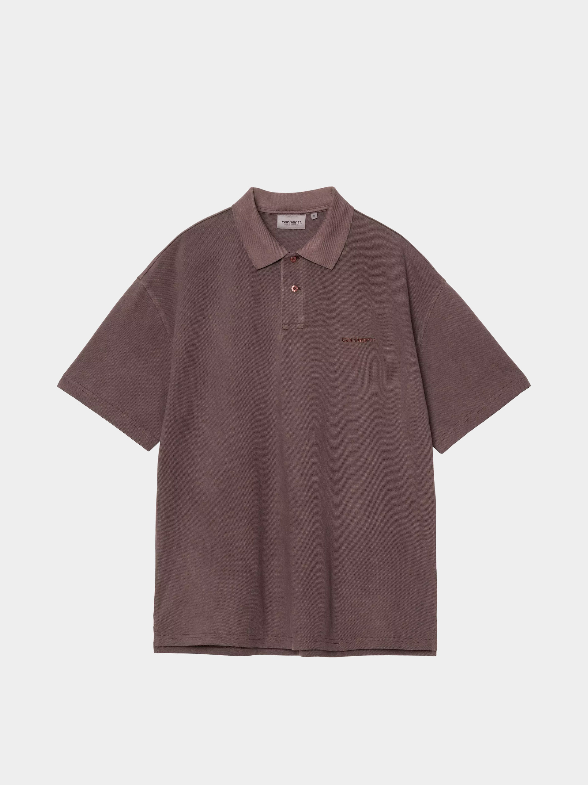 Póló Carhartt WIP Wayne Polo (palisander/garment dyed)