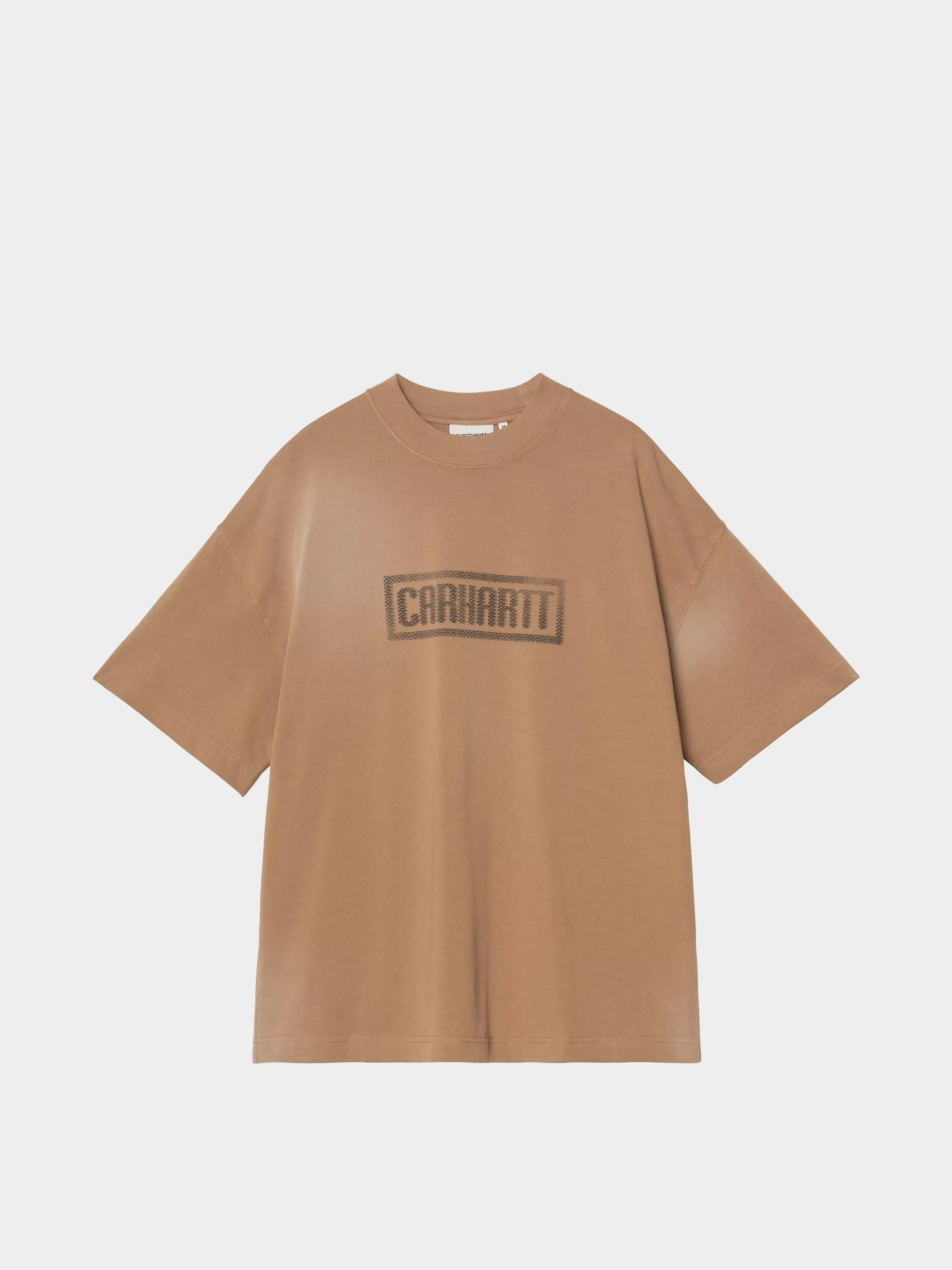 Póló Carhartt WIP Bricky Man (wip h brown/stone dyed)