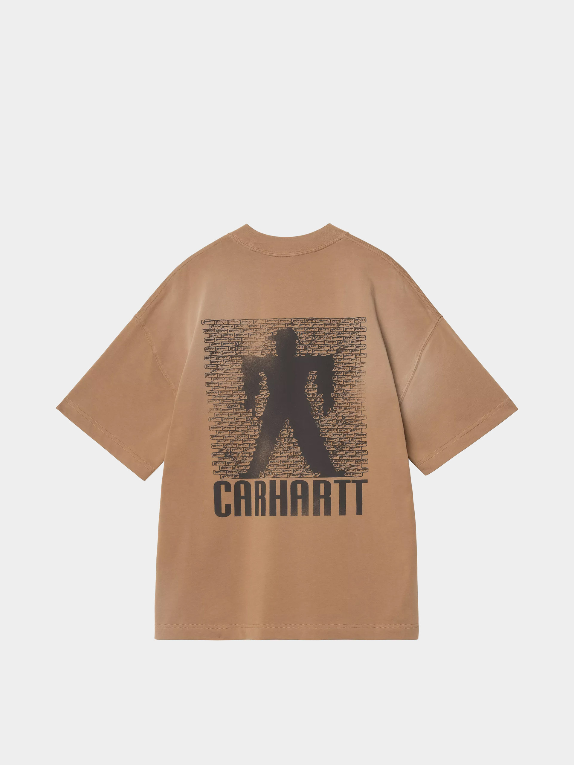 Póló Carhartt WIP Bricky Man (wip h brown/stone dyed)