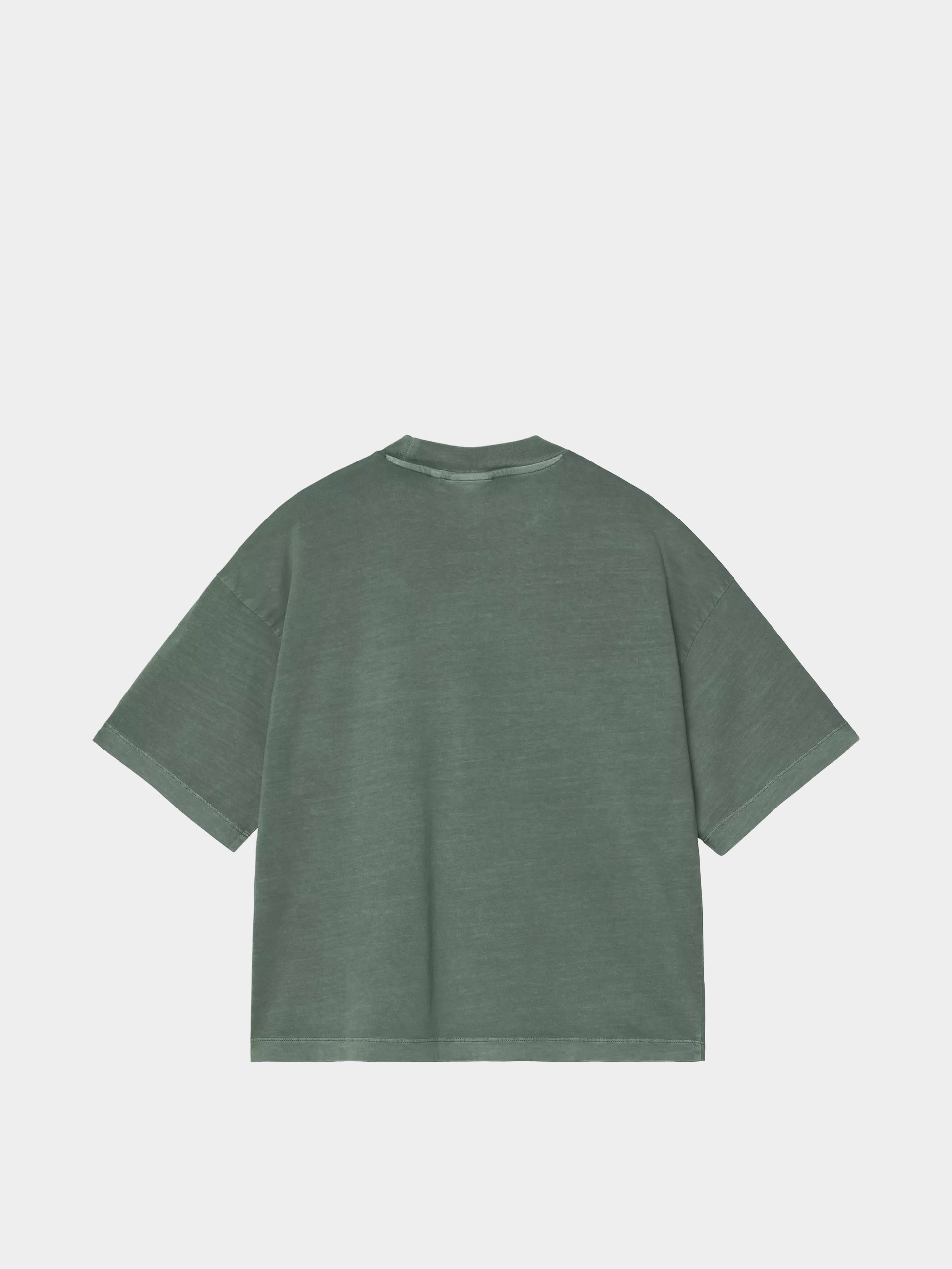 Póló Carhartt WIP Nelson Wmn (dark scarab/garment dyed)