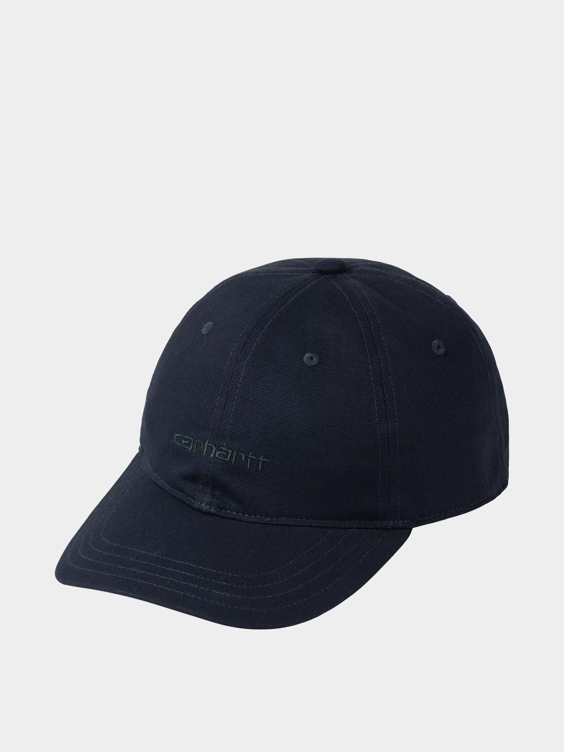 Baseball sapka Carhartt WIP Canvas Script (dark navy/dark scarab)