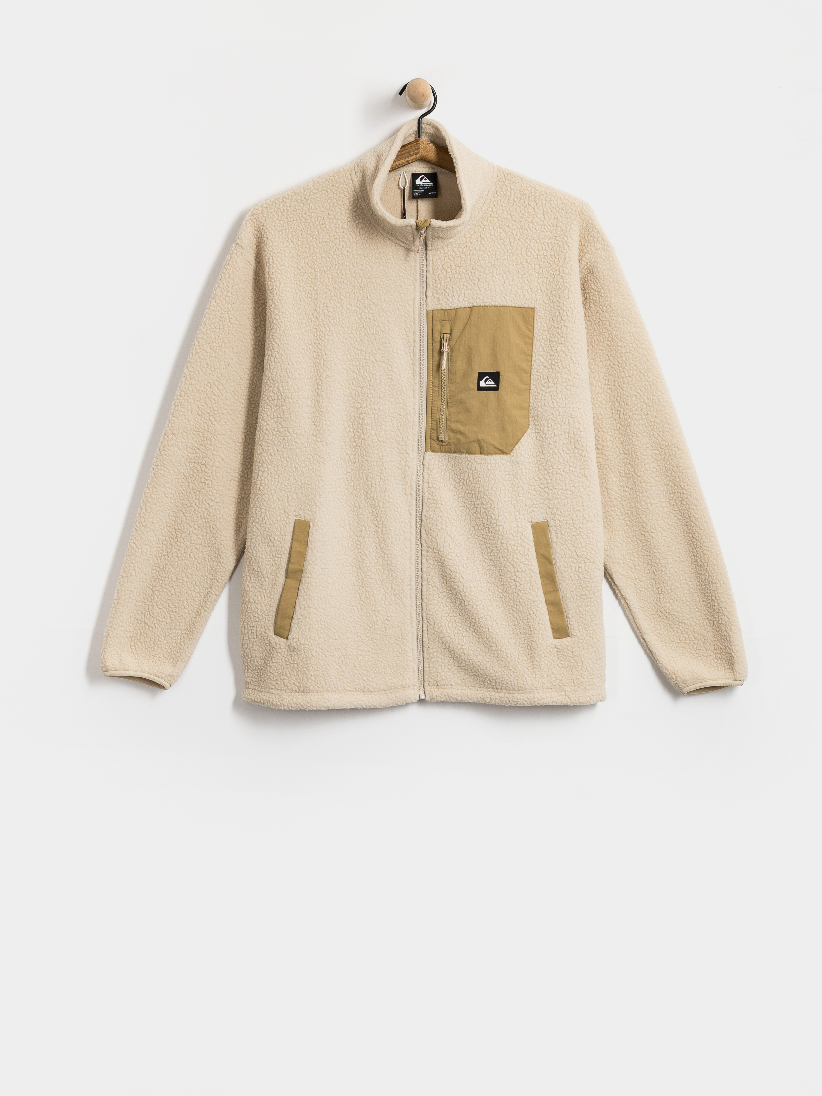 Férfi Polár pulóver Quiksilver Clean Coast Fz (peyote)