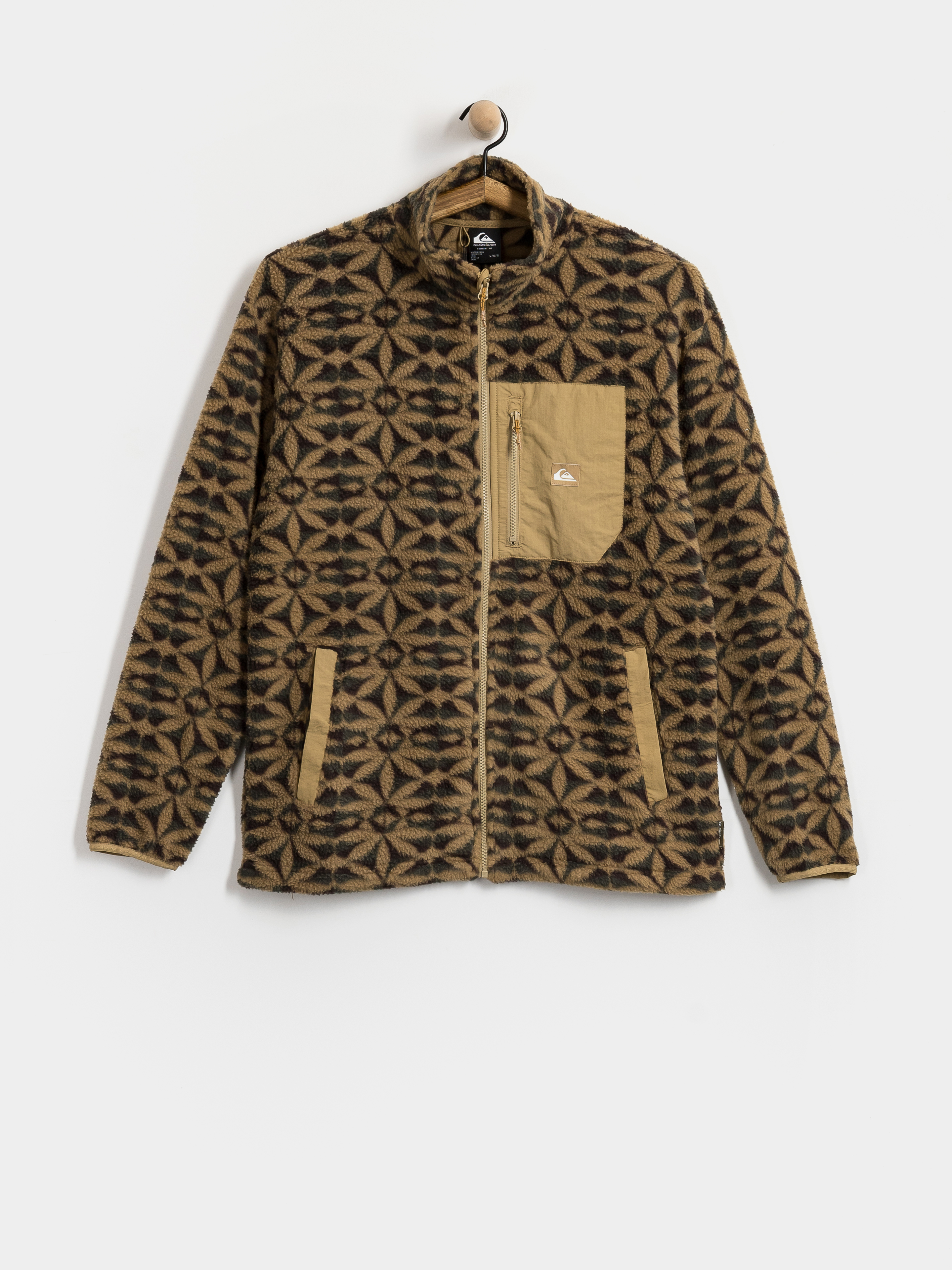 Polár pulóver Quiksilver Clean Coast Fz (nature tile kelp)