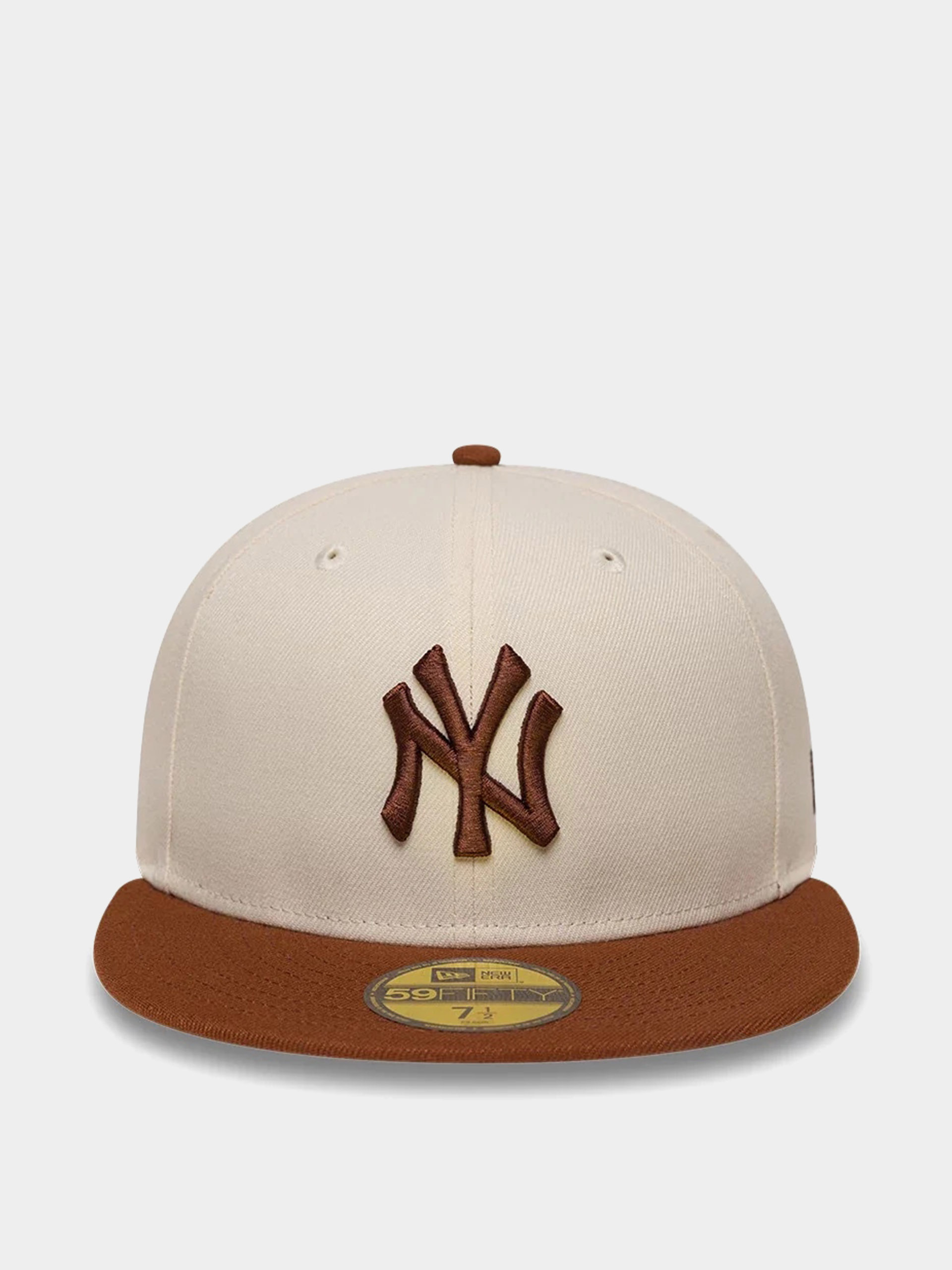 Baseball sapka New Era Colour Block League Essential 59Fifty New York Yankees (light cream/brown)