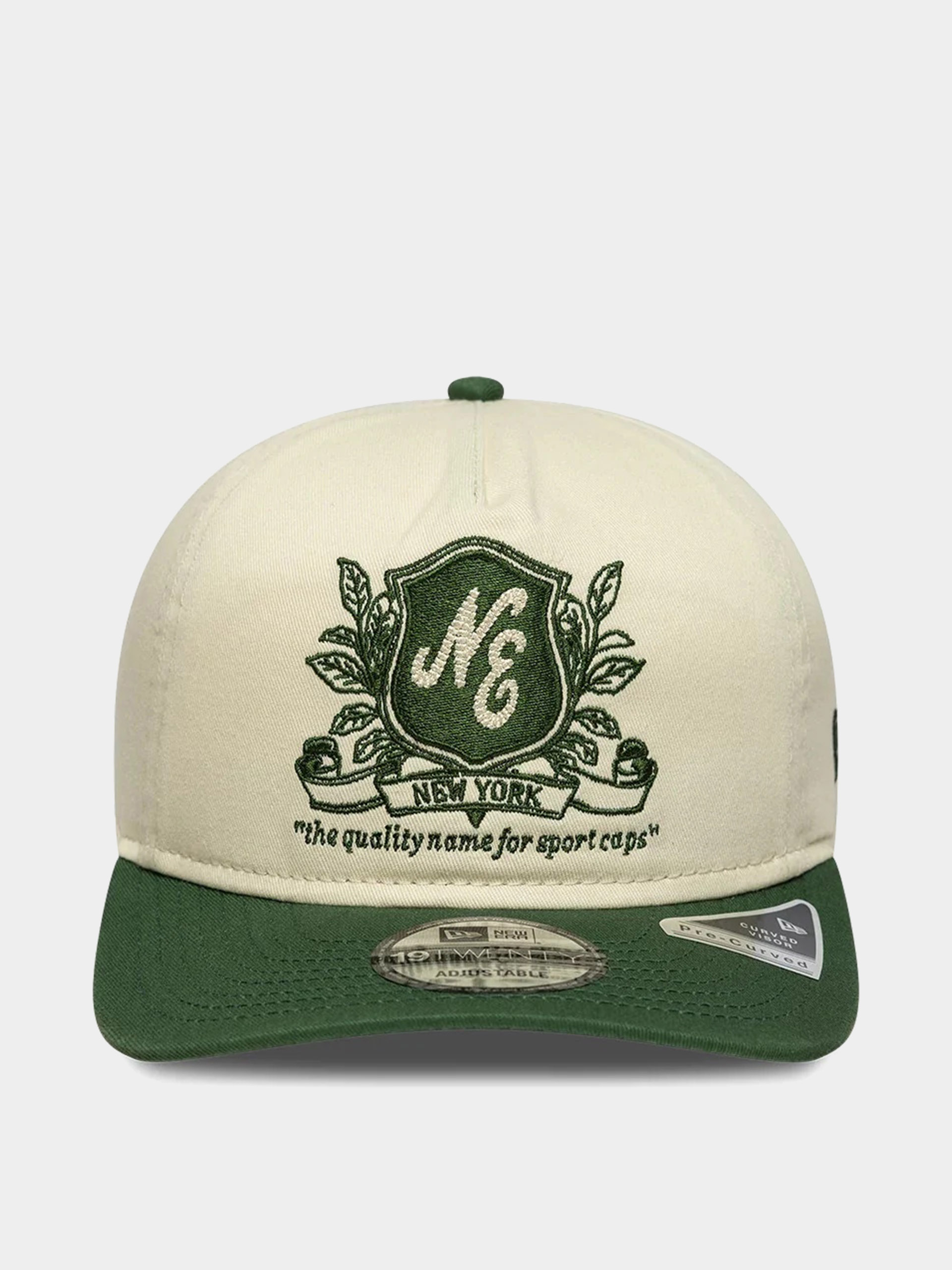 Baseball sapka New Era Washed Graphic 19Twenty (light cream/green)