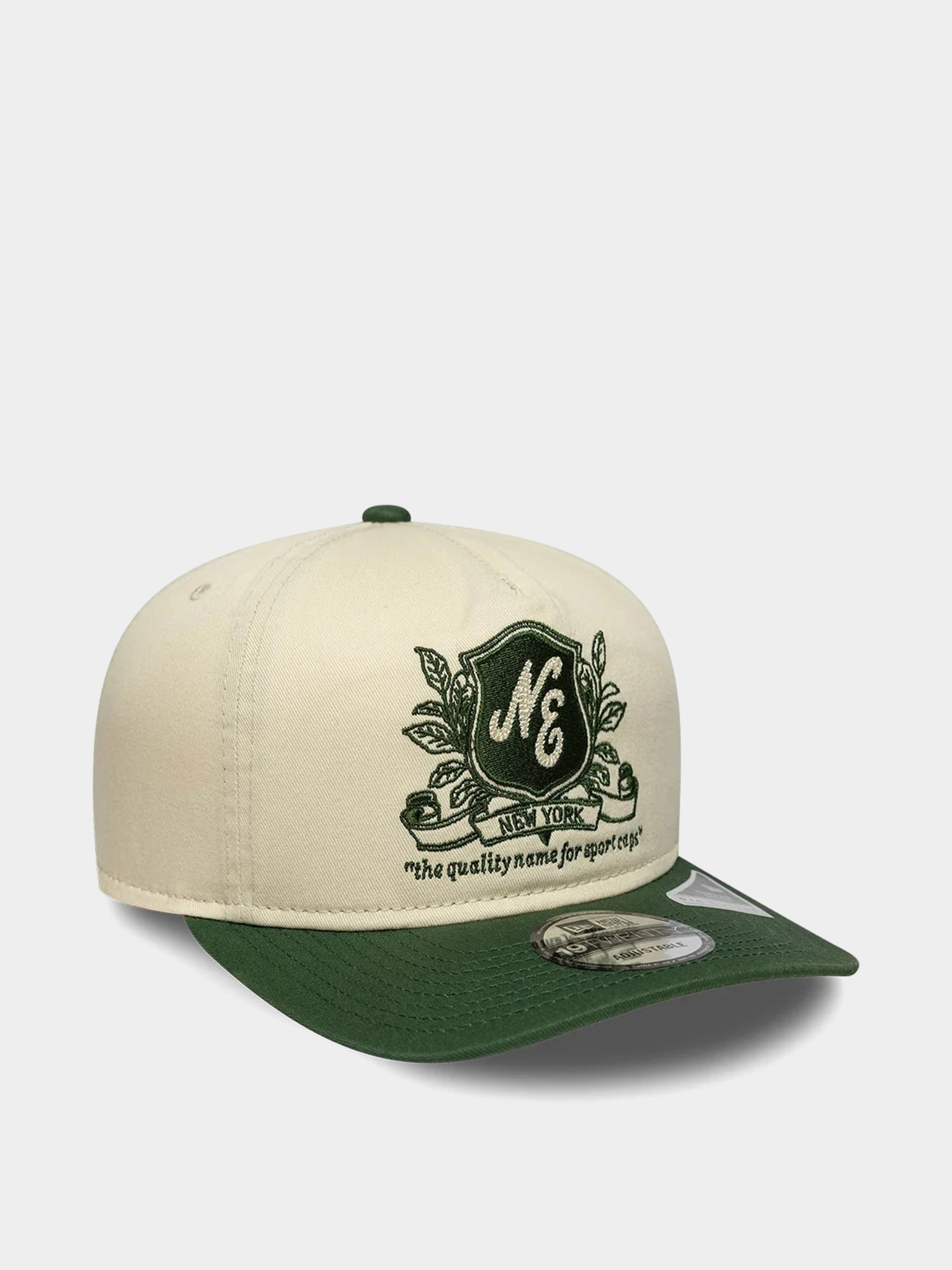 Baseball sapka New Era Washed Graphic 19Twenty (light cream/green)
