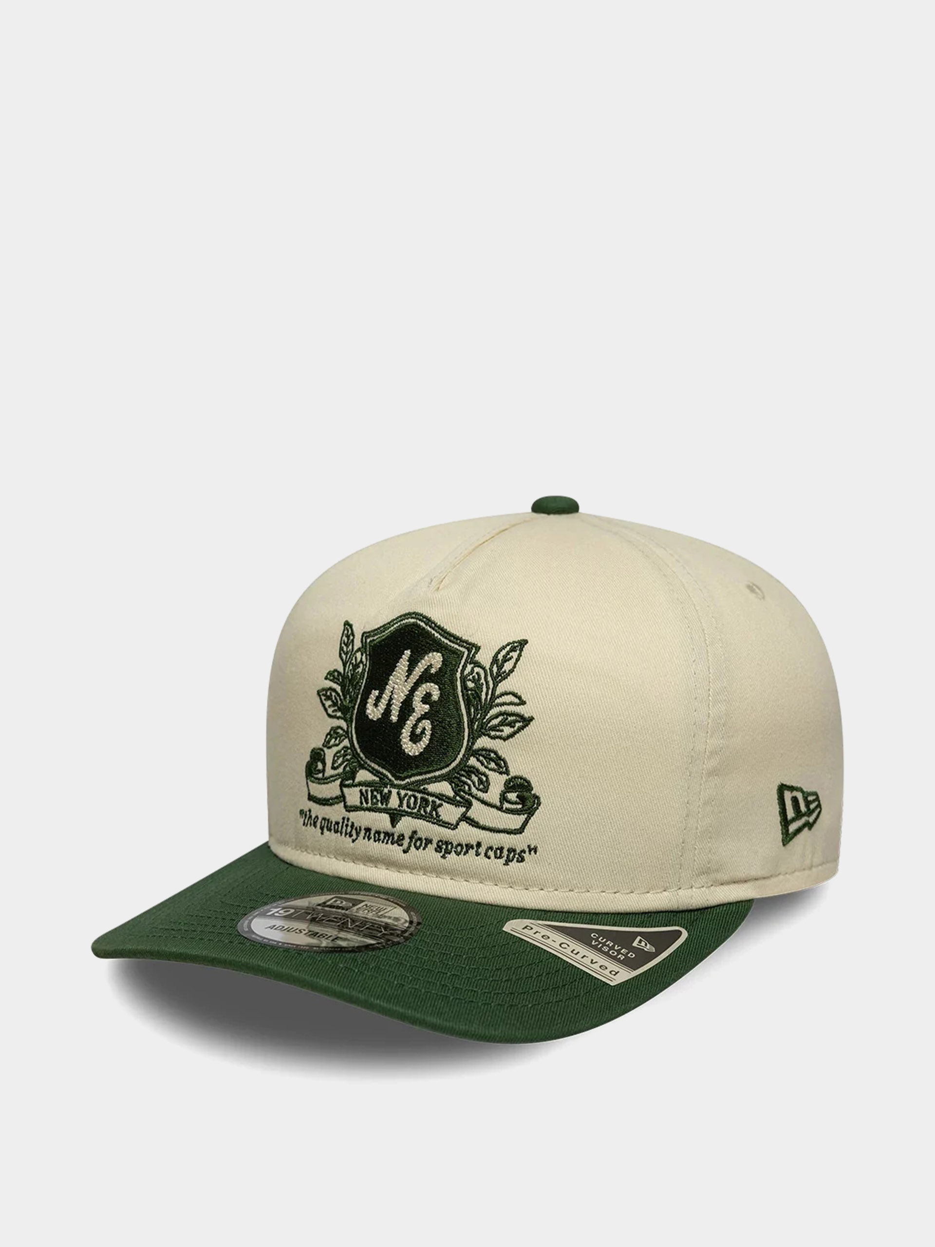 Baseball sapka New Era Washed Graphic 19Twenty (light cream/green)