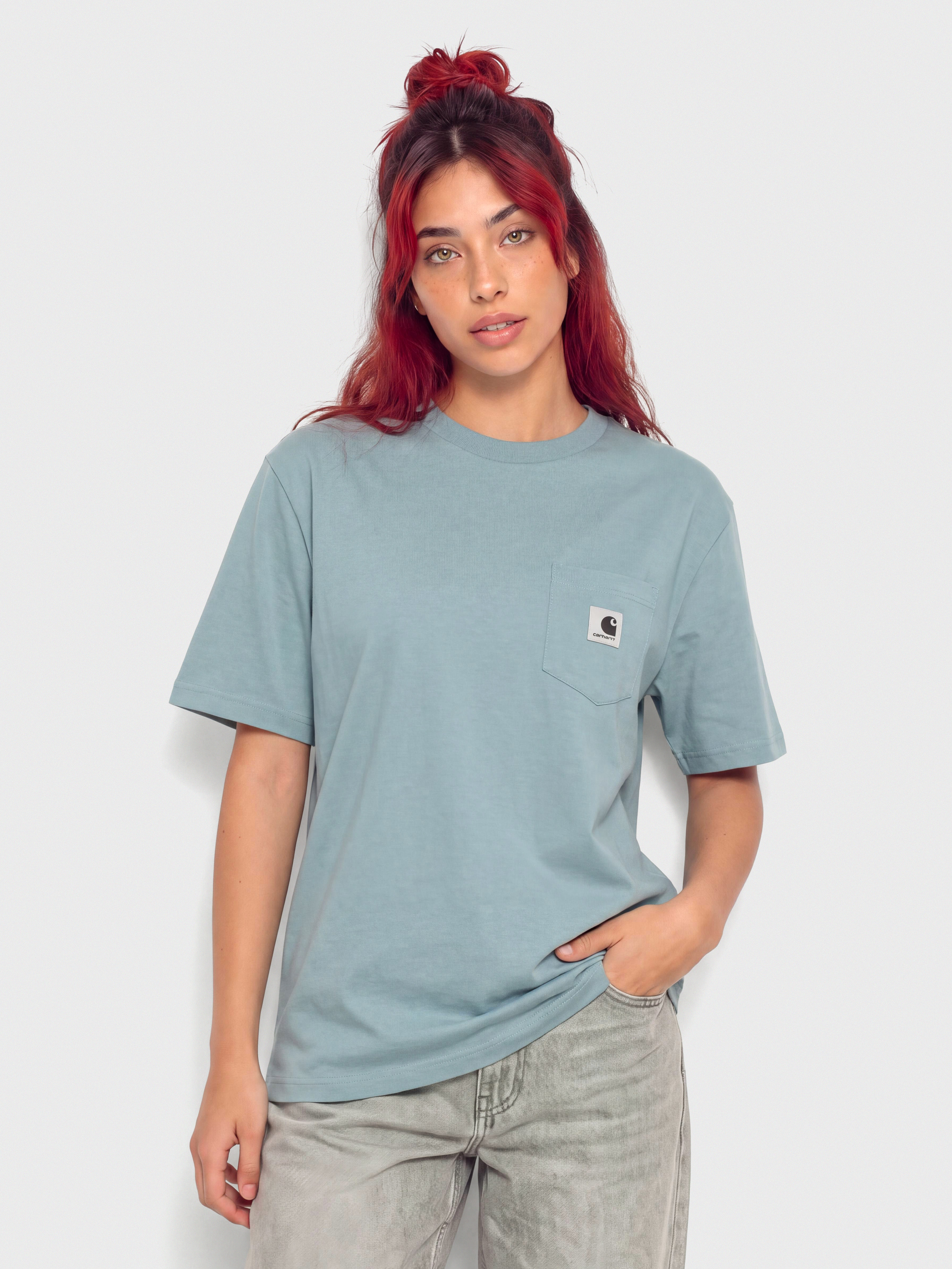 Carhartt WIP Pocket Wmn Pu00f3lu00f3 (citadel)
