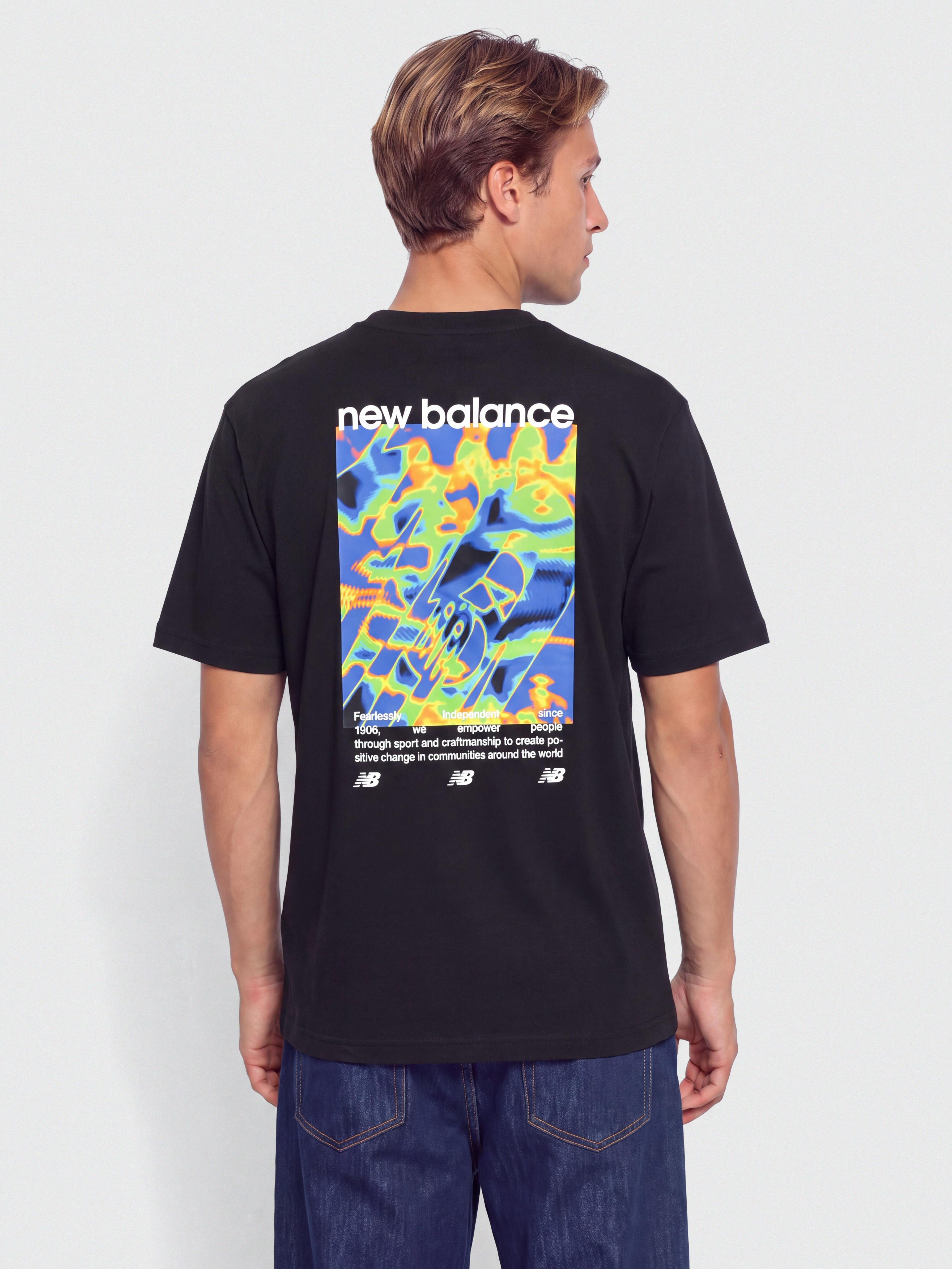 New Balance Heat Map Forward Thinker Póló (black)