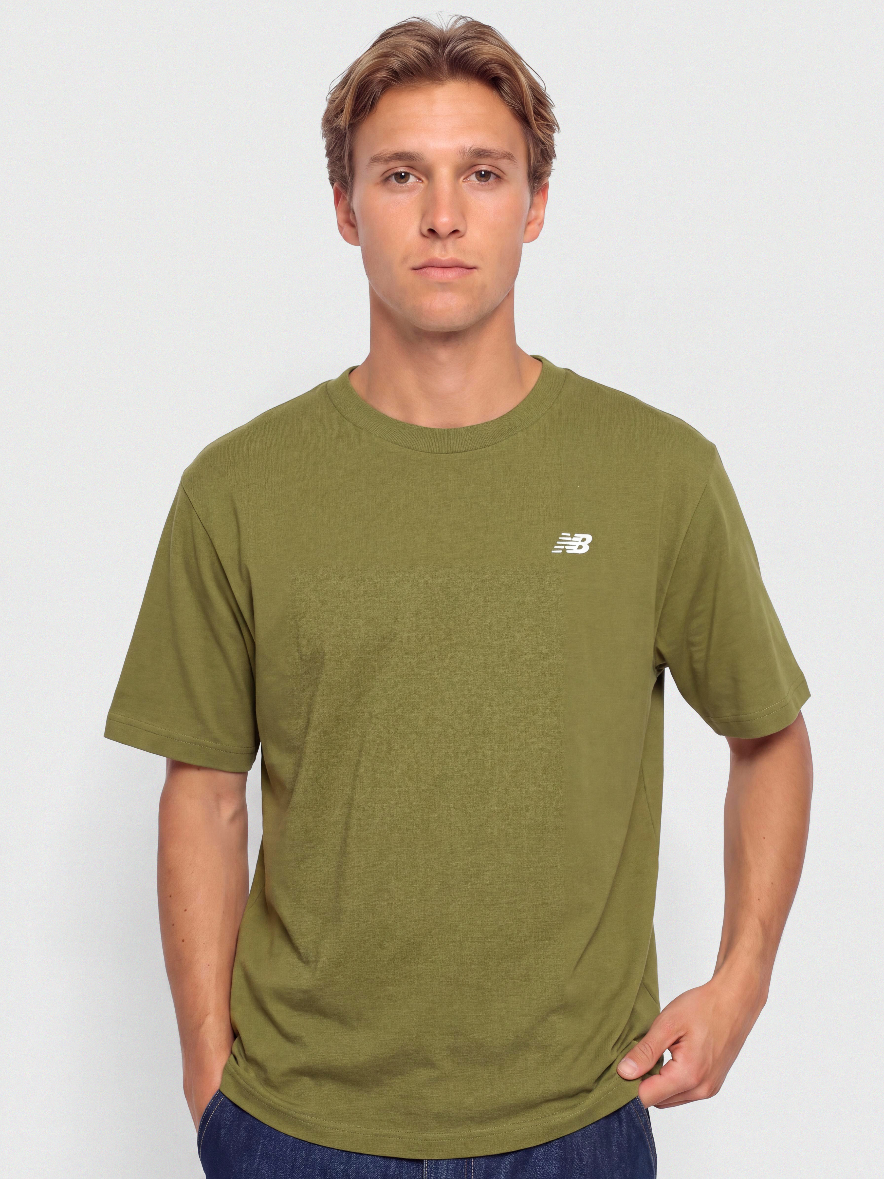 Póló New Balance Sport Essentials (sport green)