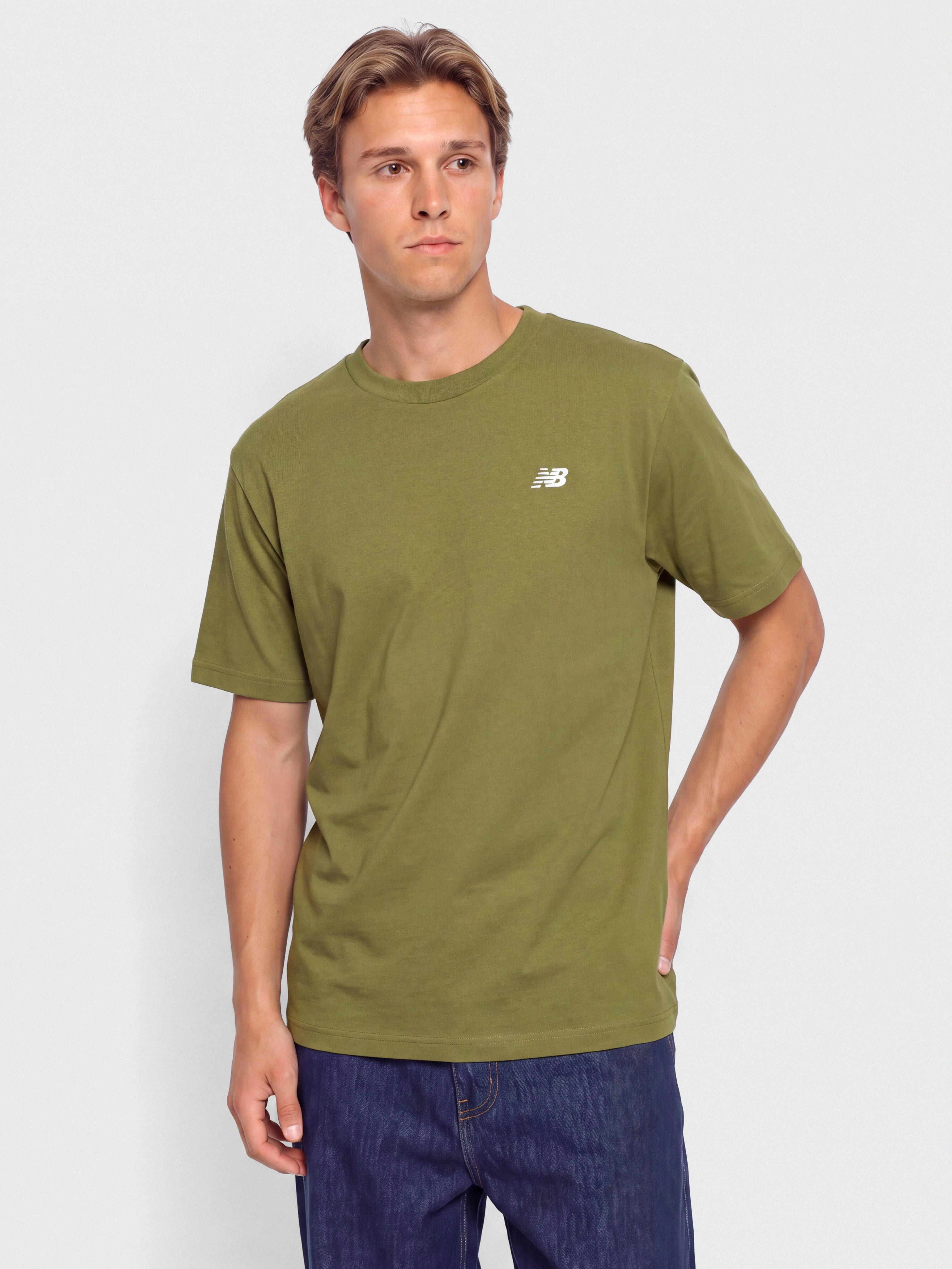 Póló New Balance Sport Essentials (sport green)