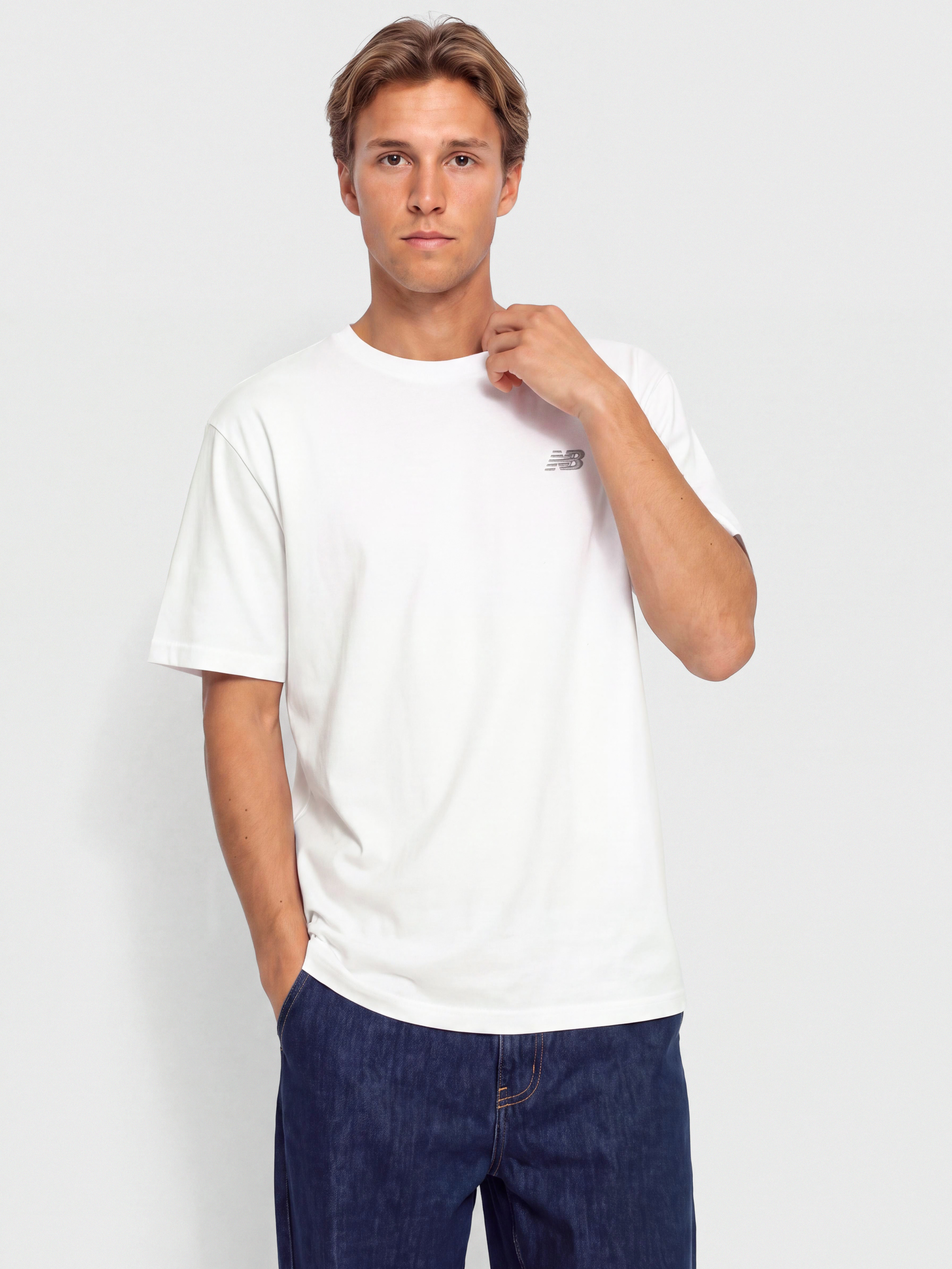 New Balance Small Logo Póló (white)