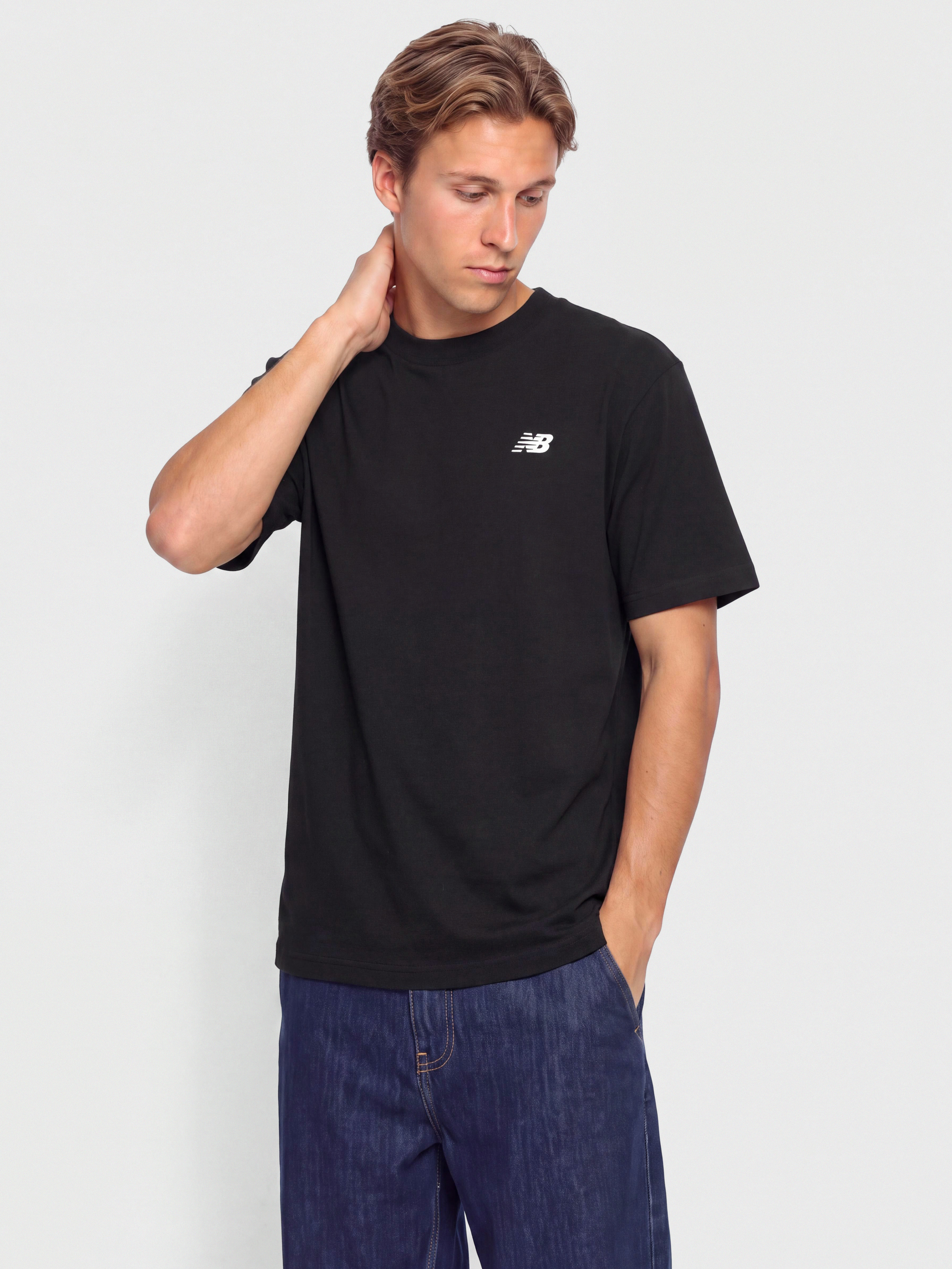 New Balance Small Logo Pu00f3lu00f3 (black)