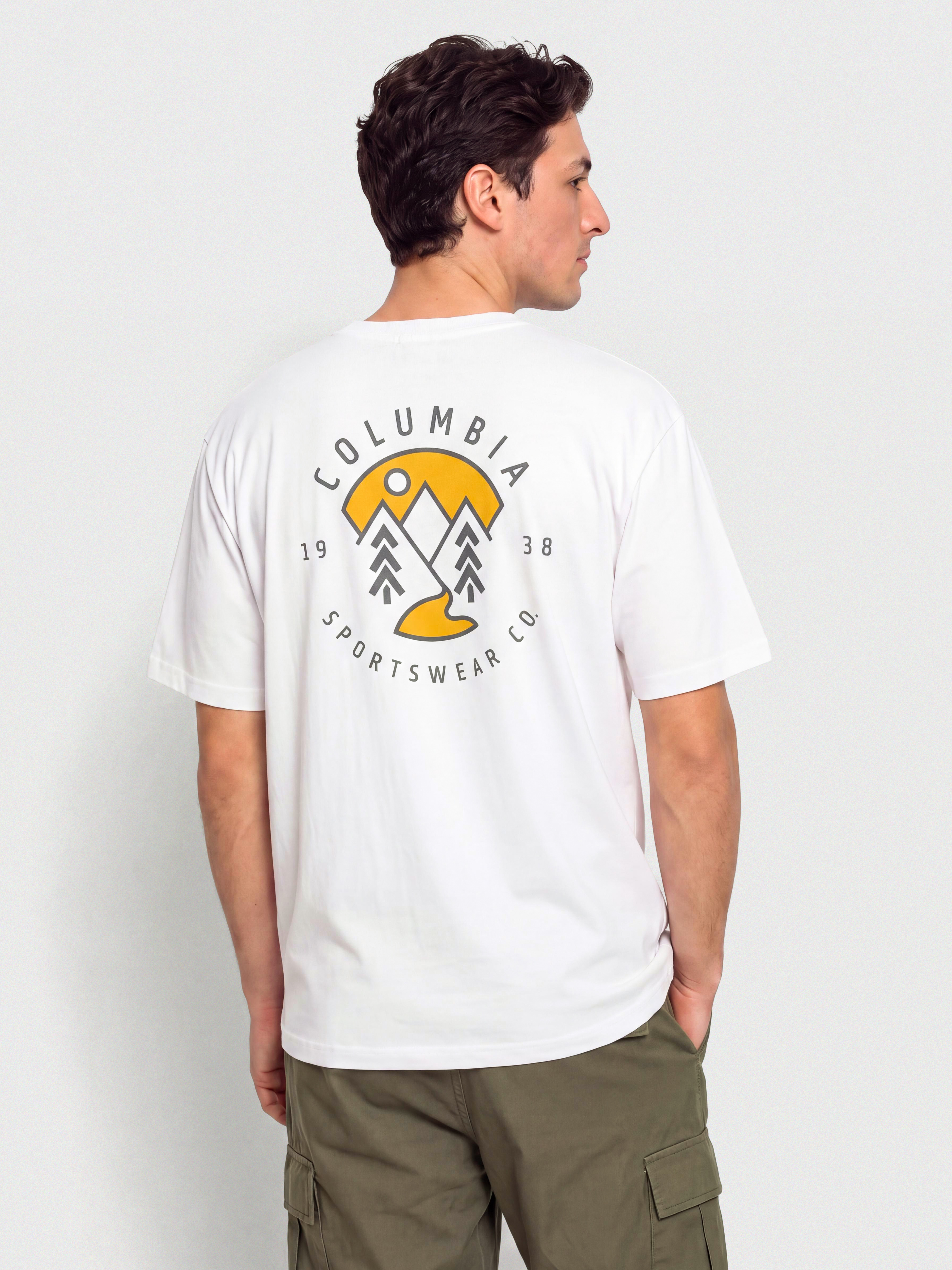 Columbia CSC Outdoor Back Graphic Pu00f3lu00f3 (white/naturall)