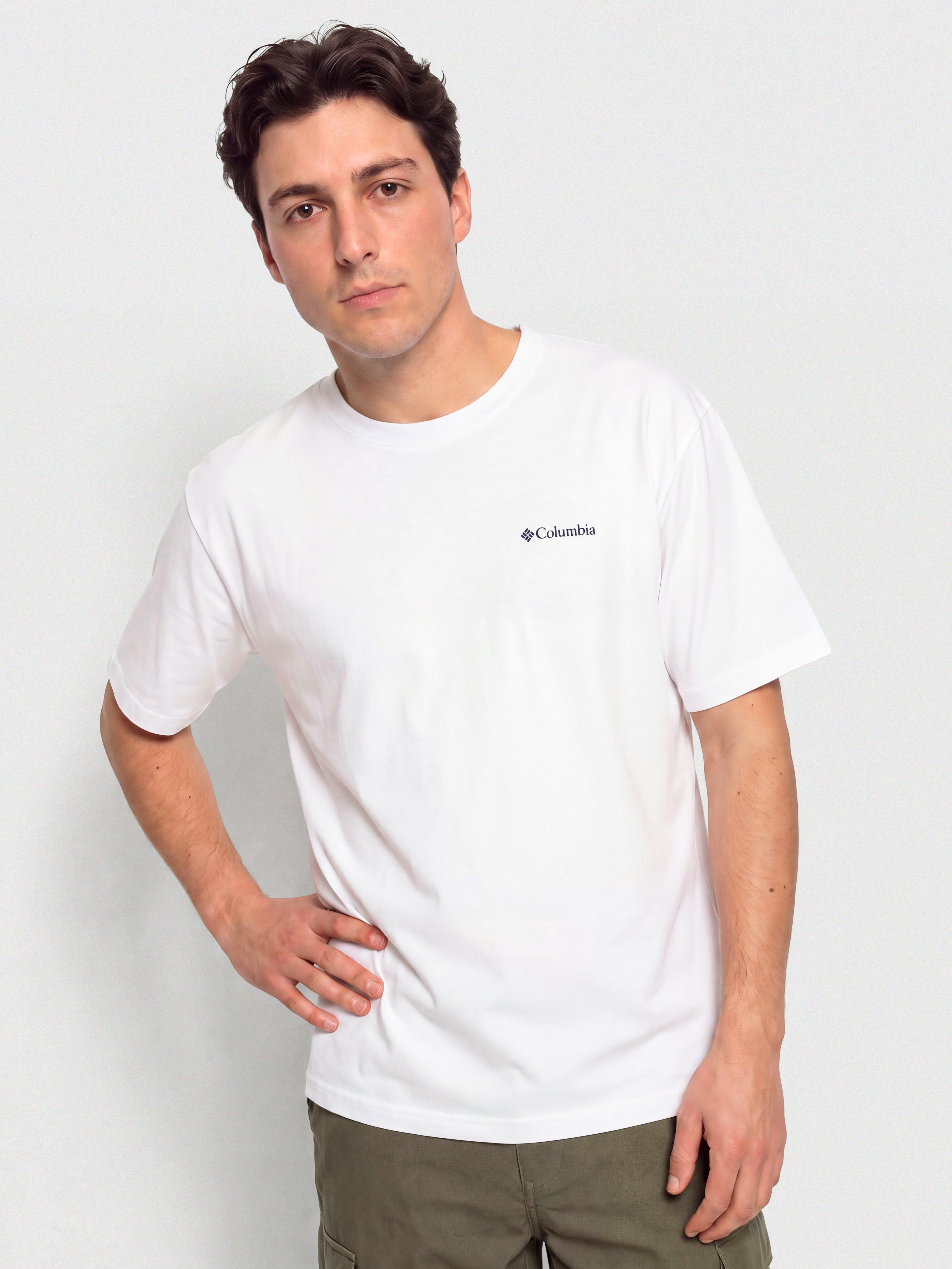 Columbia CSC Outdoor Back Graphic Póló (white/flower power badge)