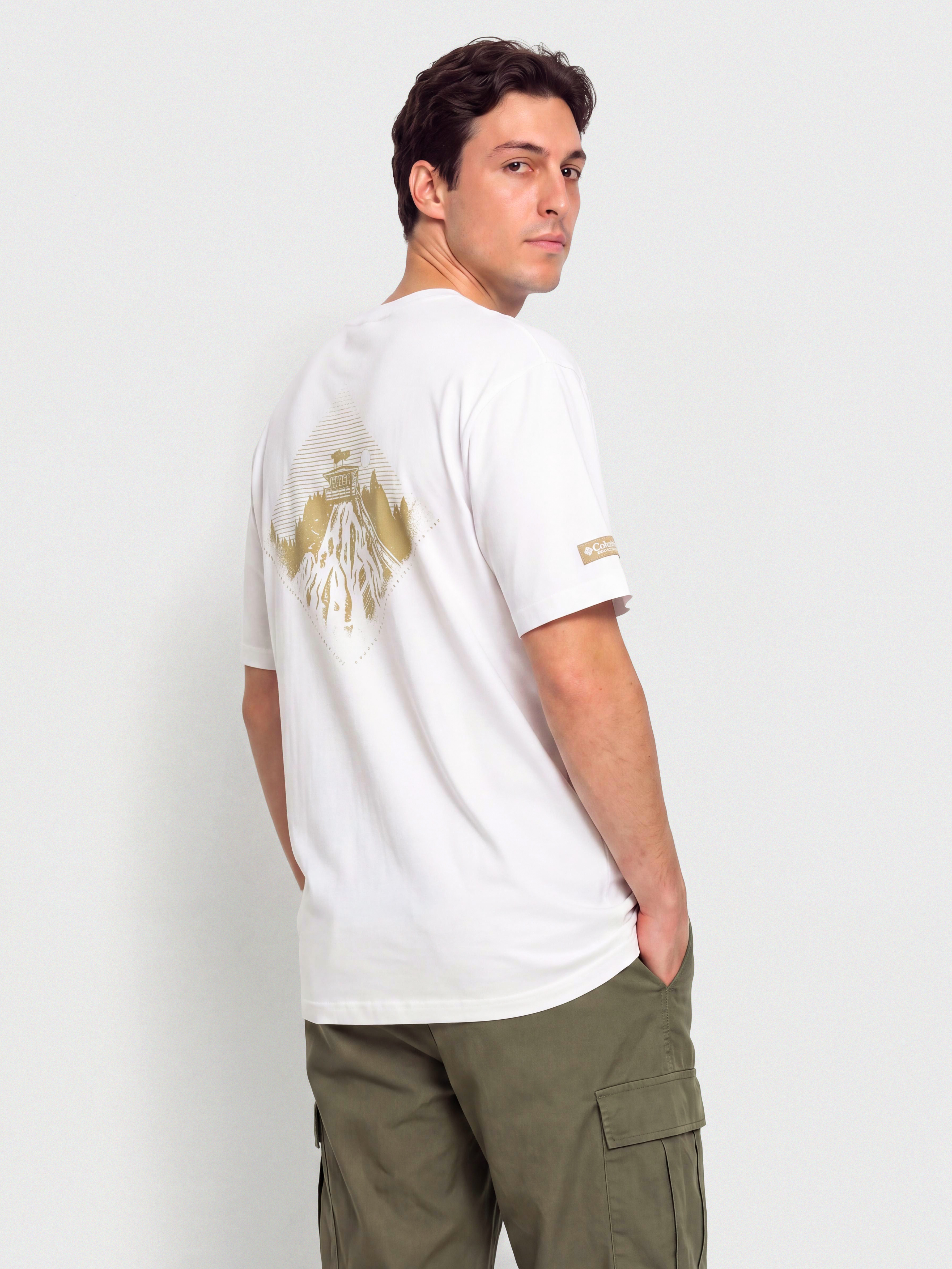 Pu00f3lu00f3 Columbia CSC Heavyweight Back Graphic (white/heritage)