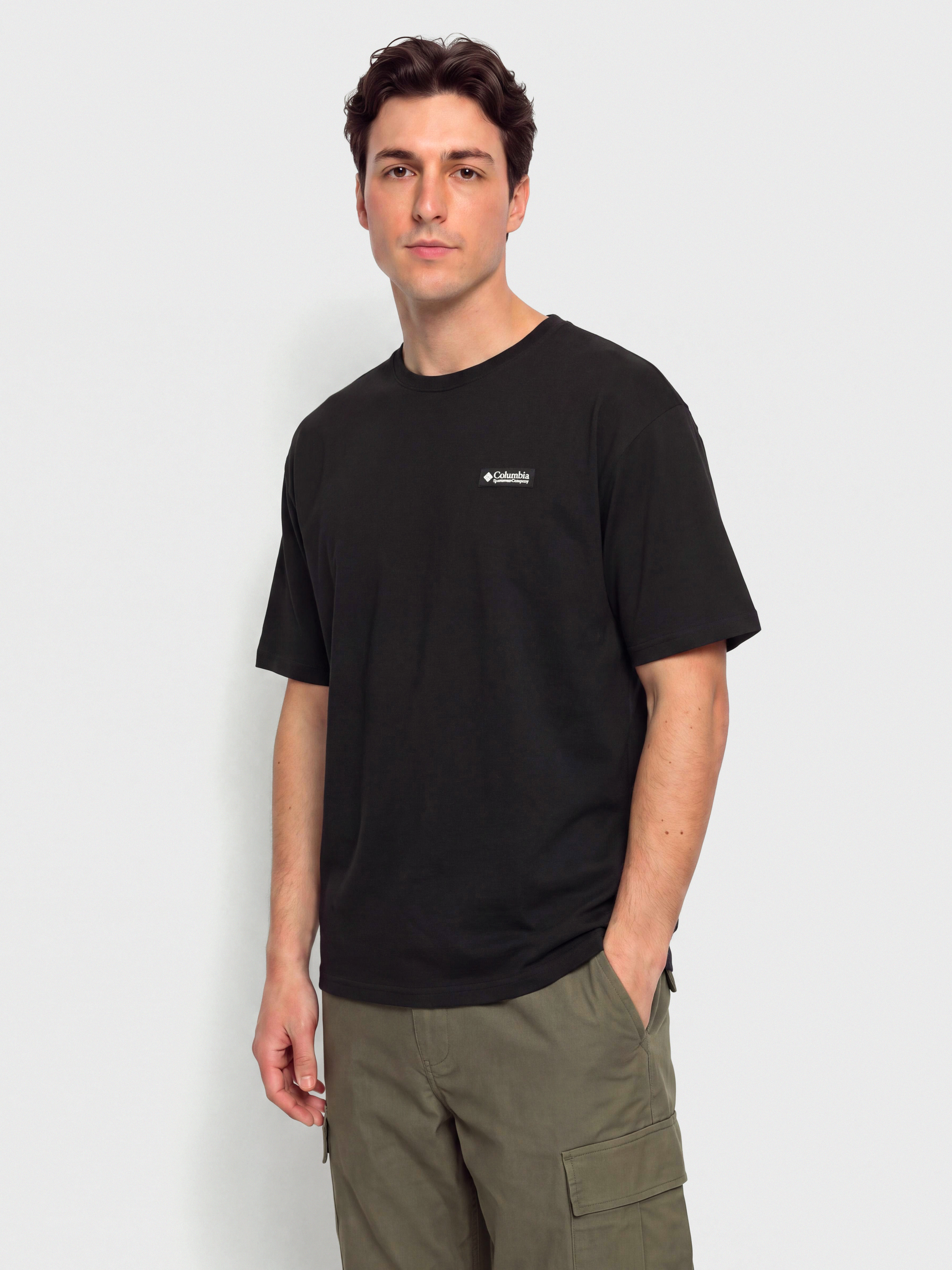 Póló Columbia CSC Heavyweight Back Graphic (black/photoreal)