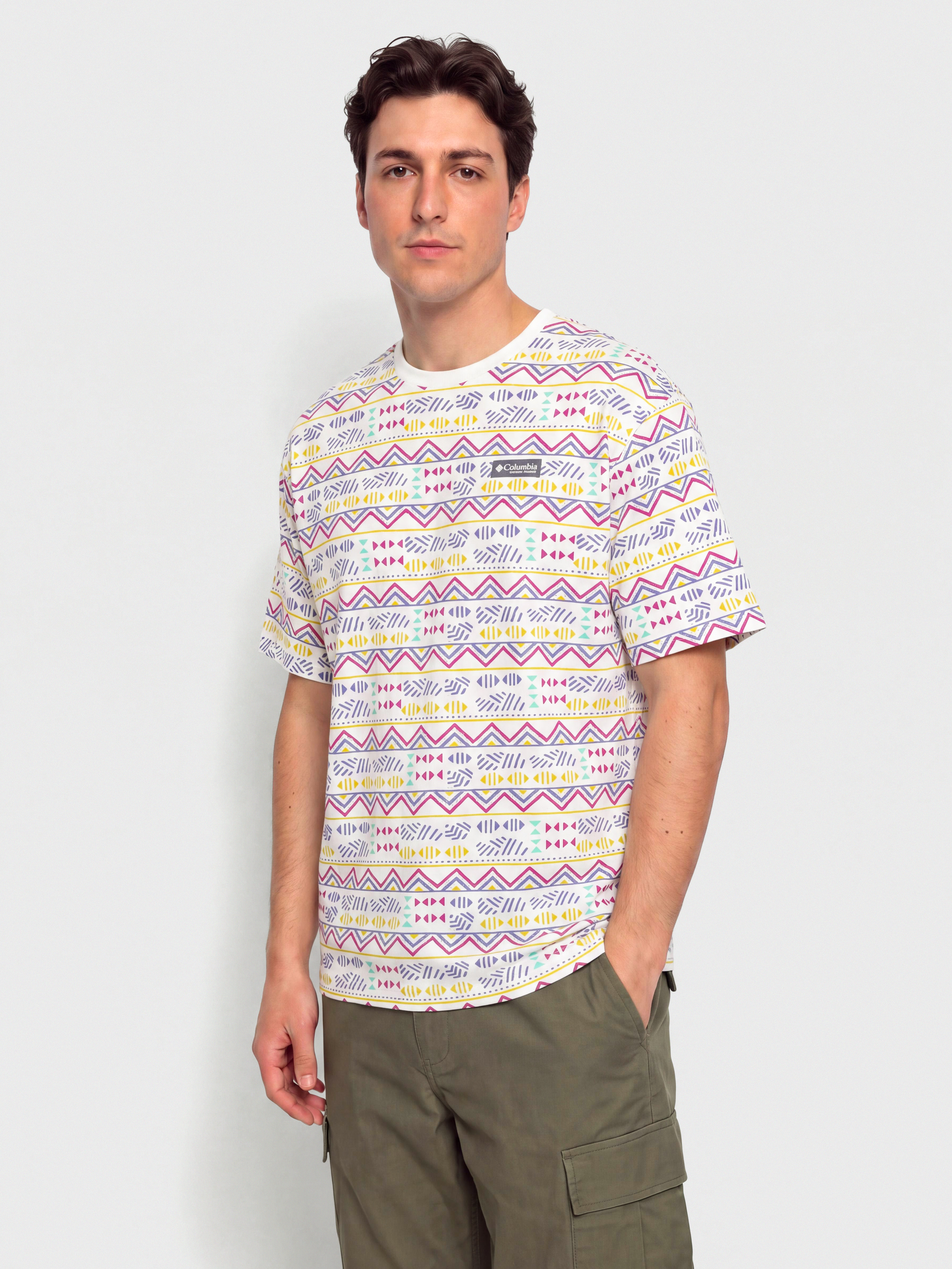Columbia CSC Heavyweight Printed Póló (sea salt/horizons)