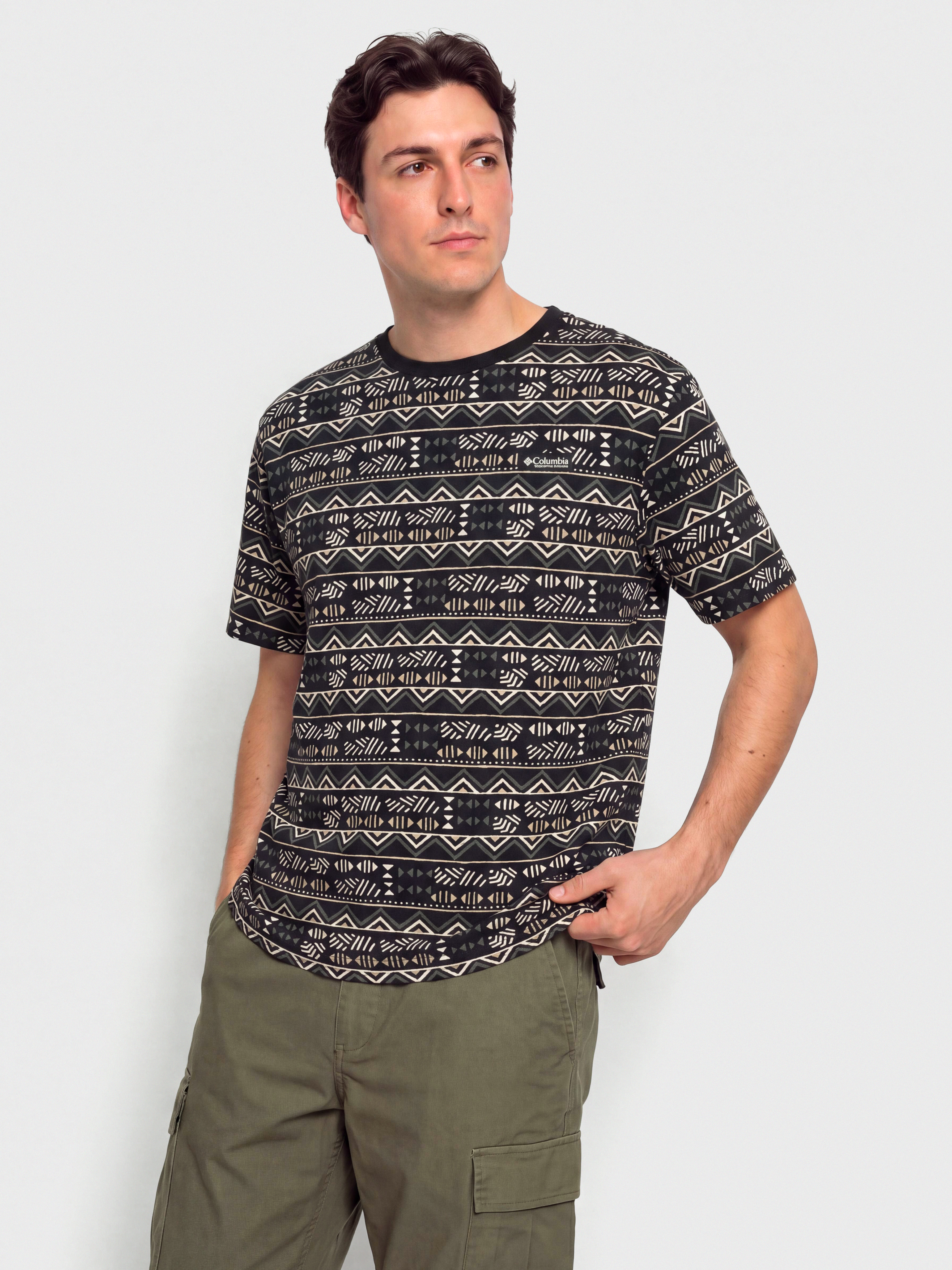 Columbia CSC Heavyweight Printed Póló (black/horizons)