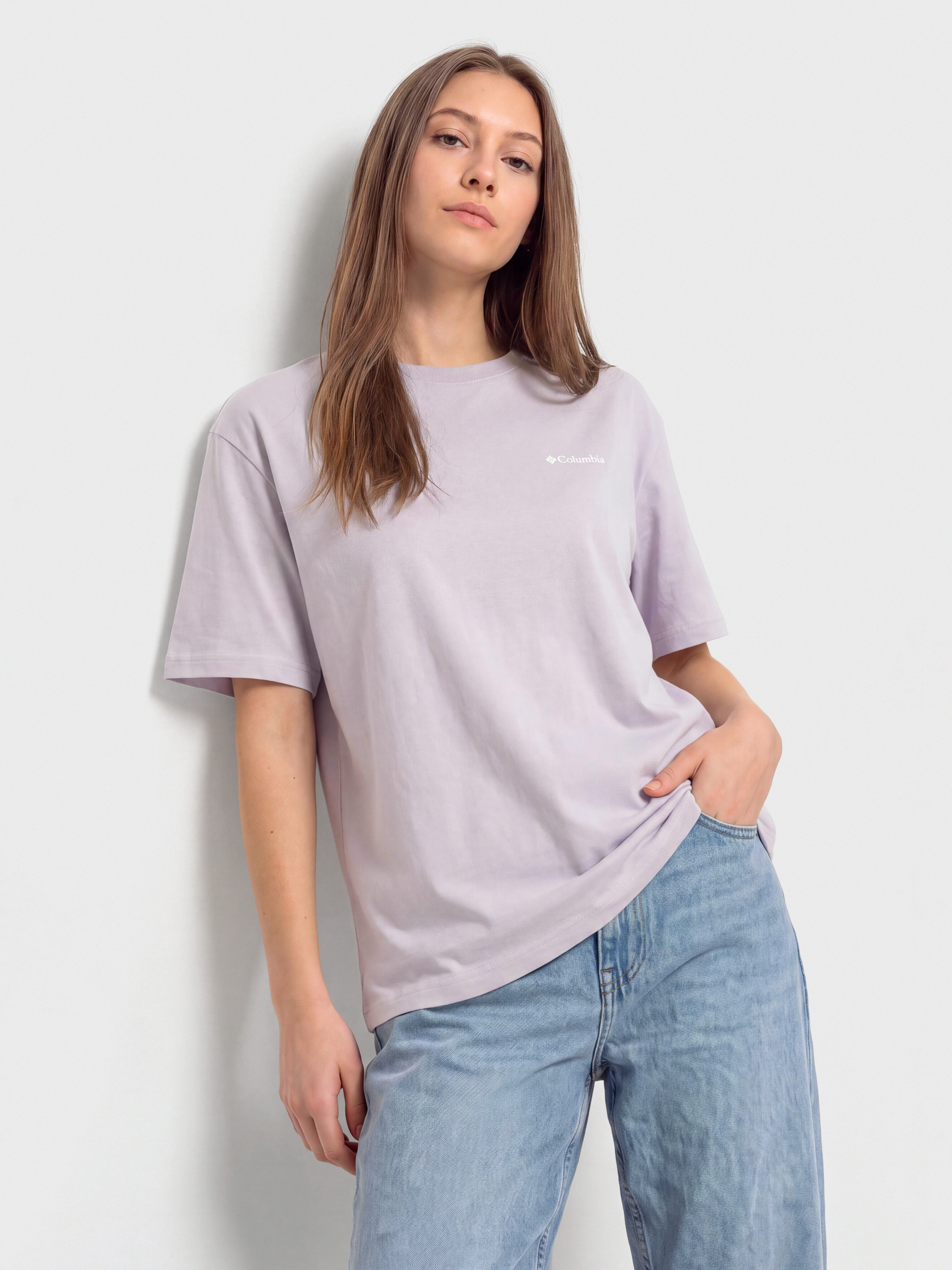 Columbia Rolling Bend Graphic Oversized Wmn Póló (lavender pearl/floral groove)