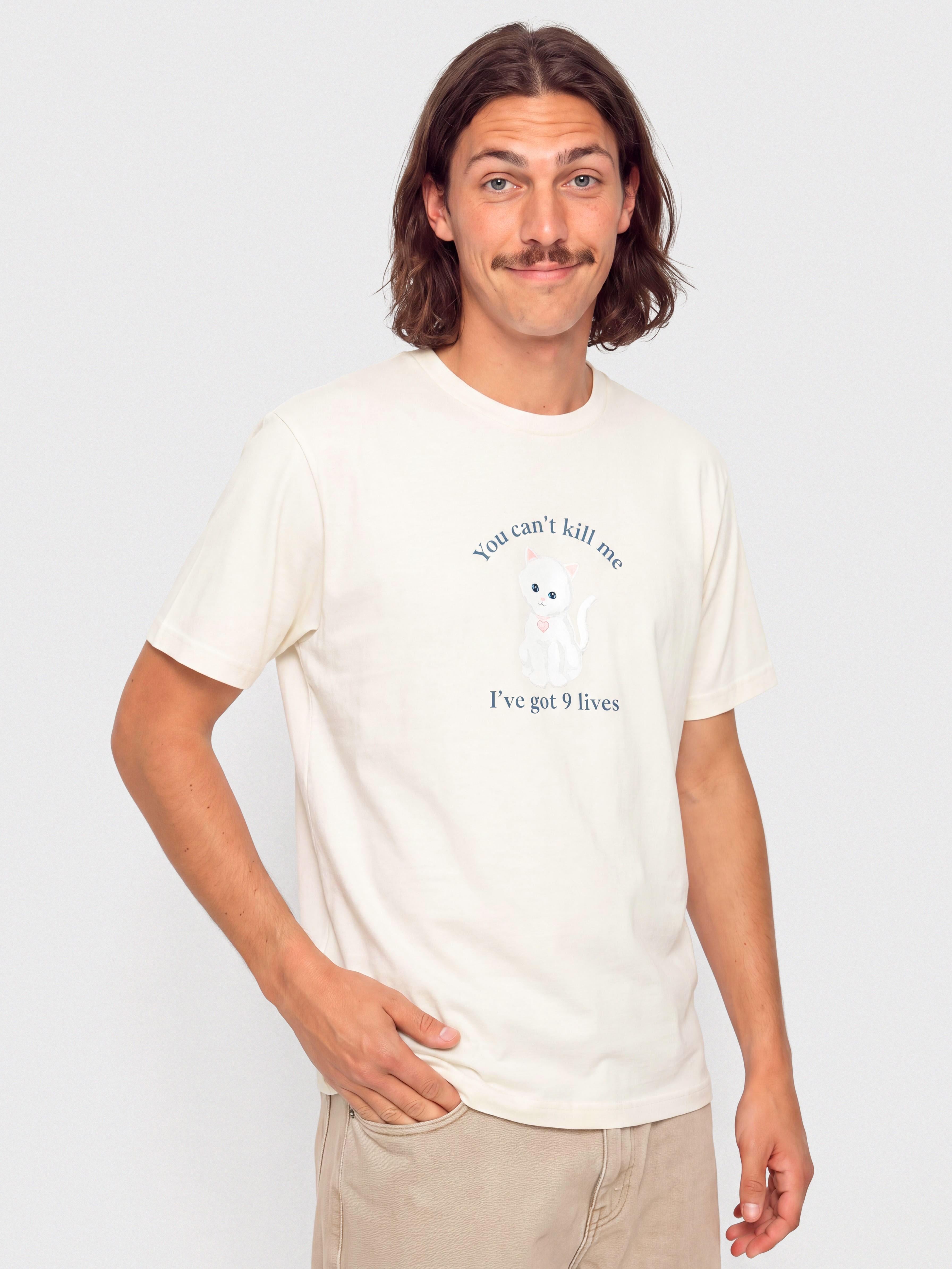 Póló RipNDip 9 Lives (bone)