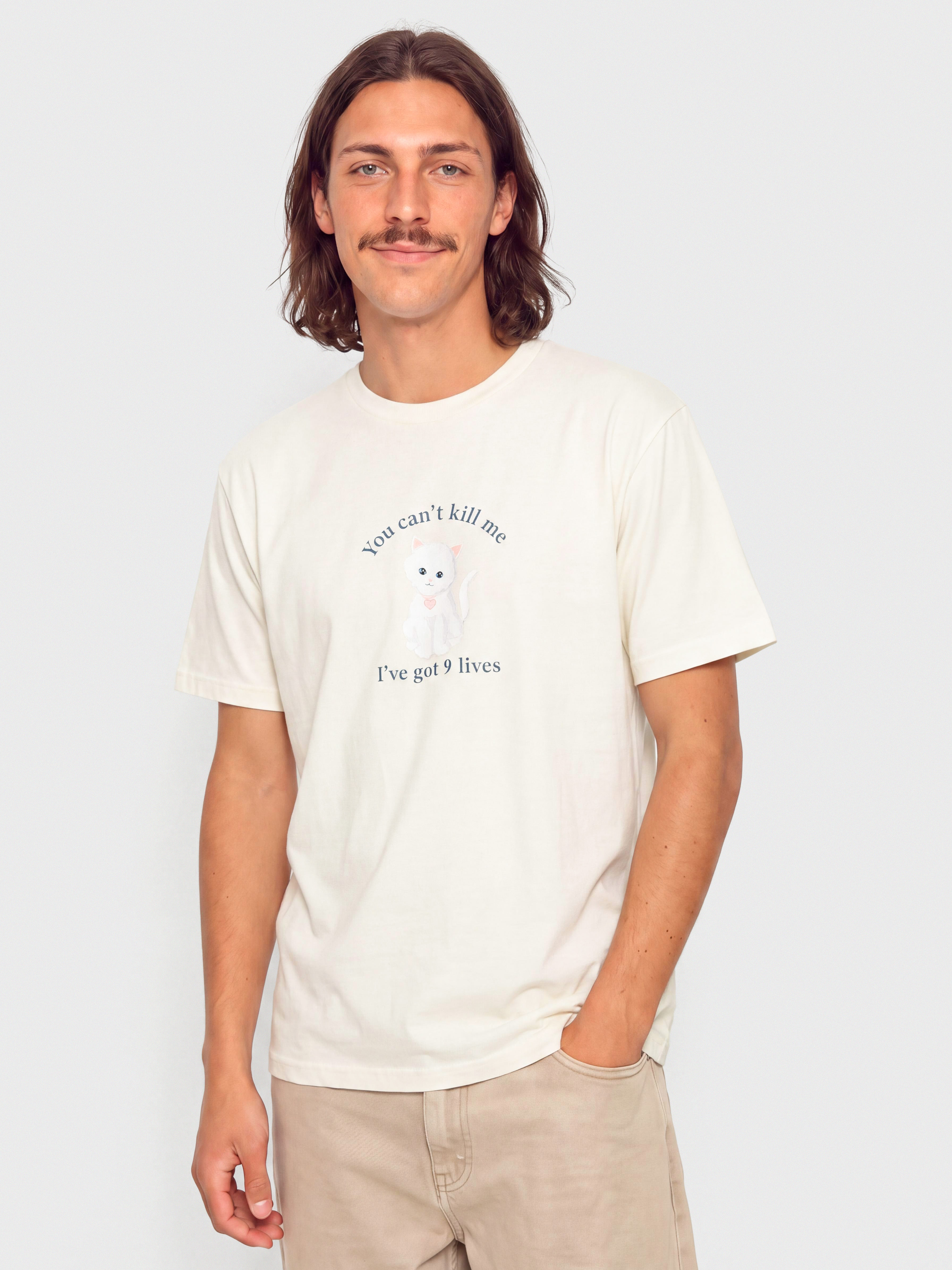 Póló RipNDip 9 Lives (bone)