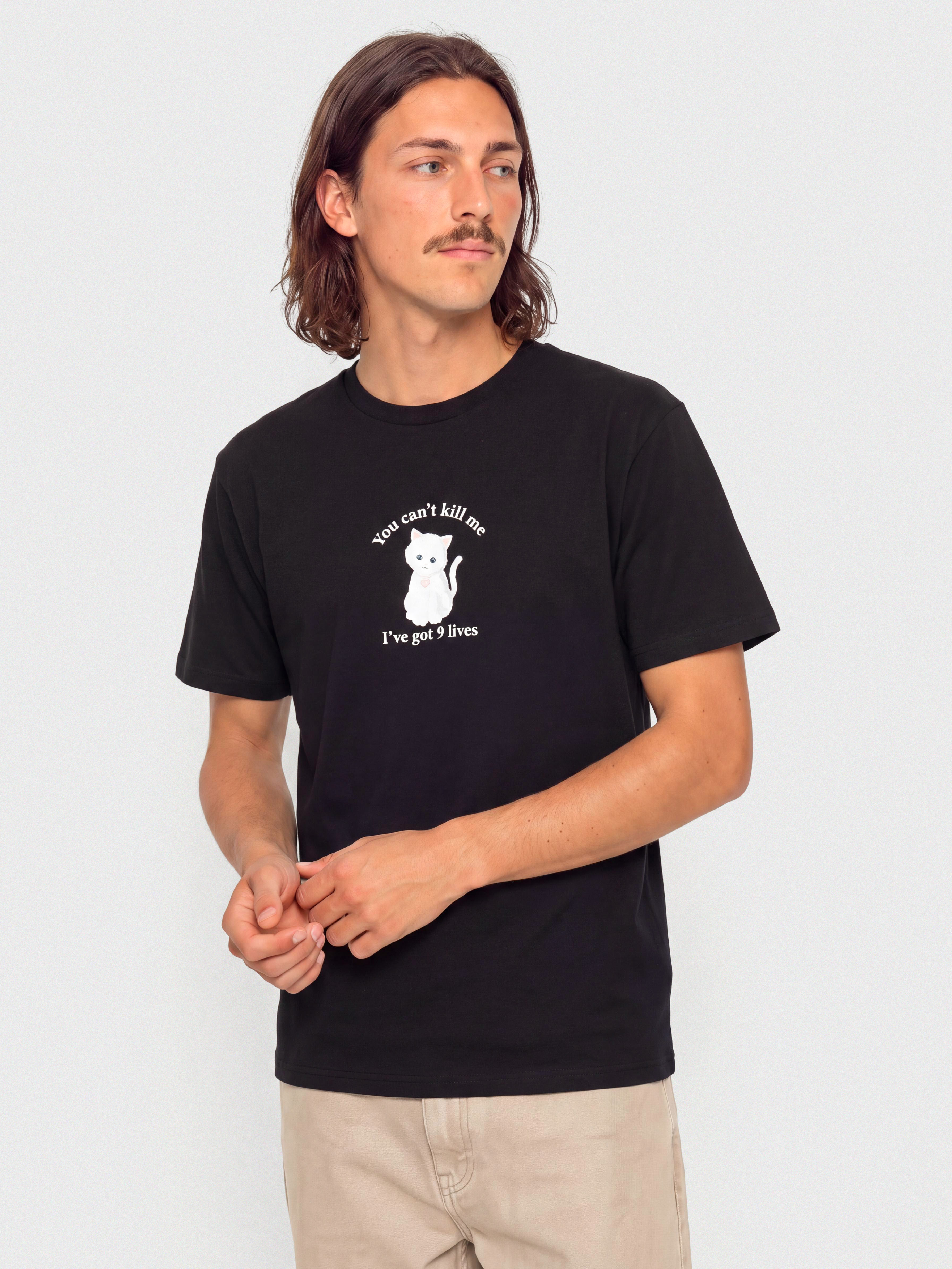 RipNDip 9 Lives Póló (black)