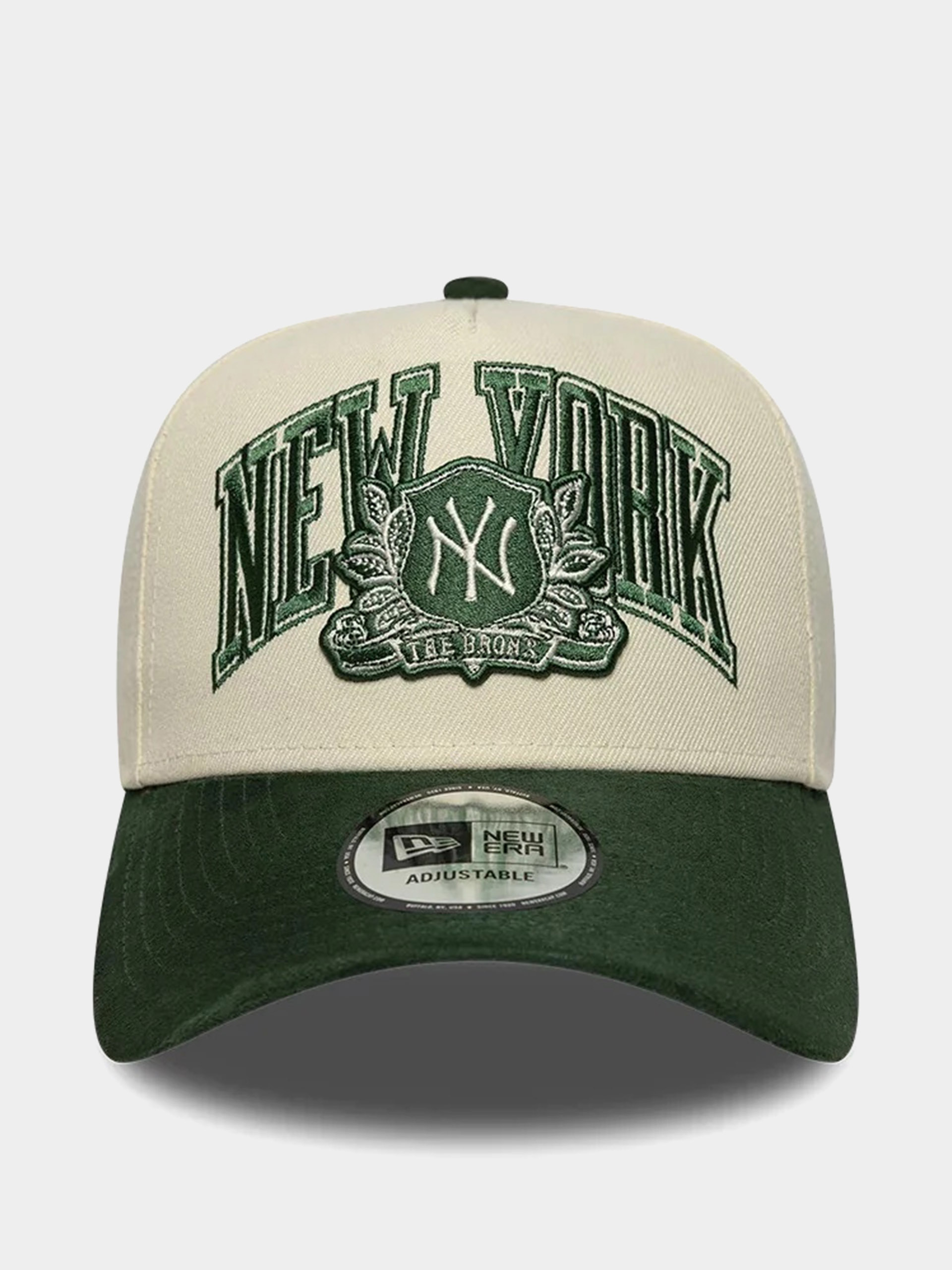 Baseball sapka New Era Wordmark Suede Eframe New York Yankees (light cream/green)