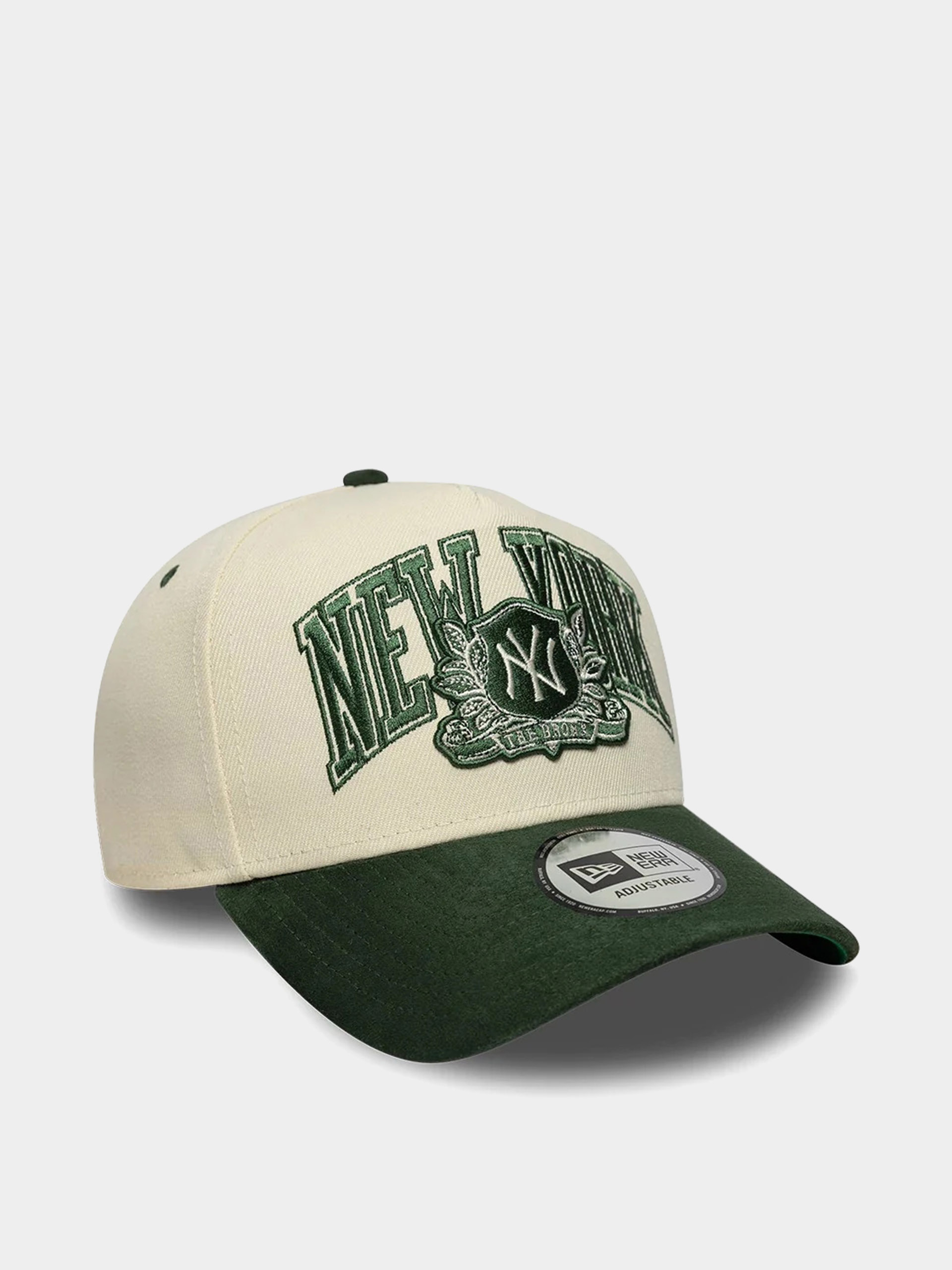 Baseball sapka New Era Wordmark Suede Eframe New York Yankees (light cream/green)