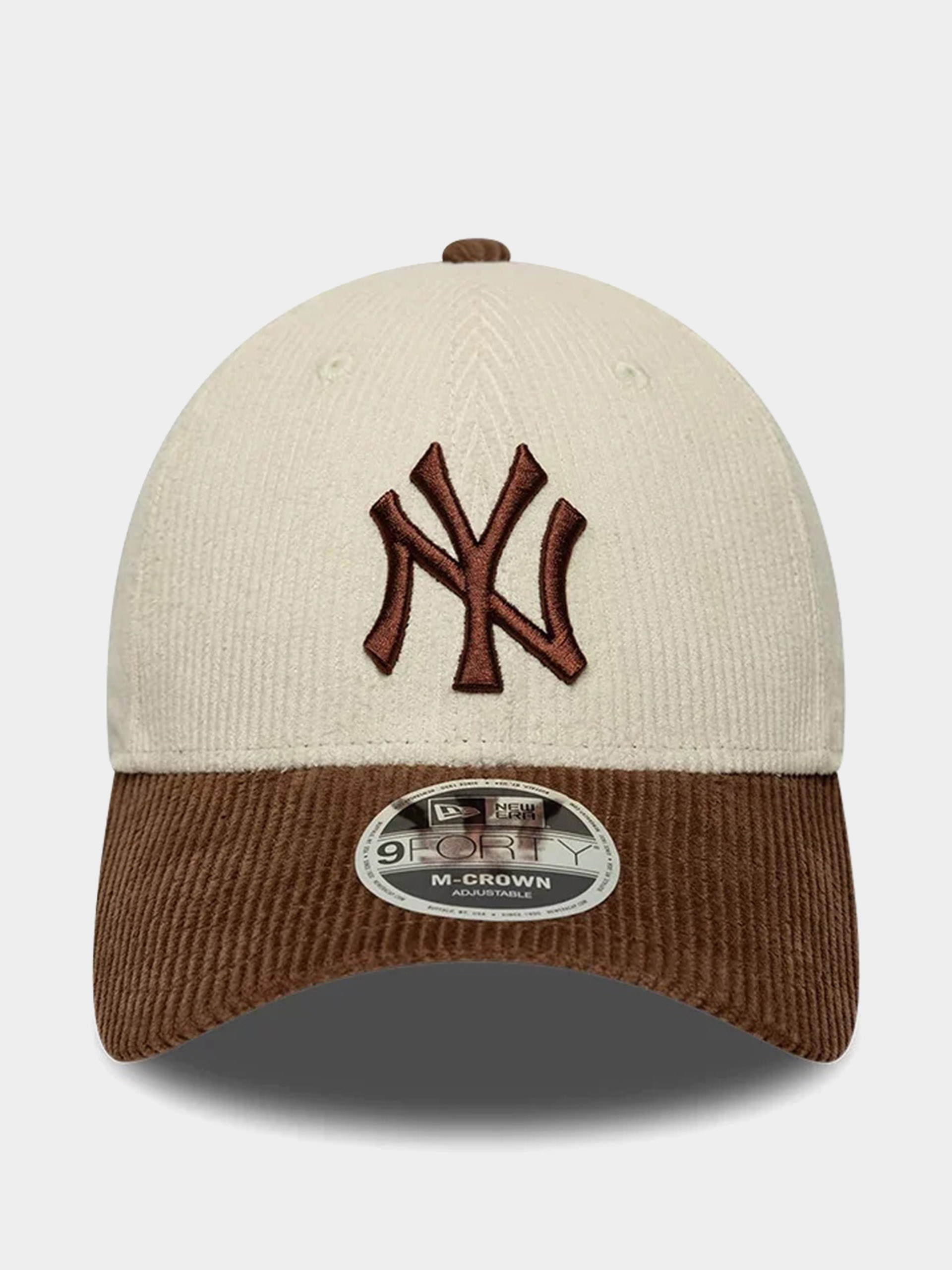 Baseball sapka New Era Cord 9Forty Mc New York Yankees (light cream/brown)