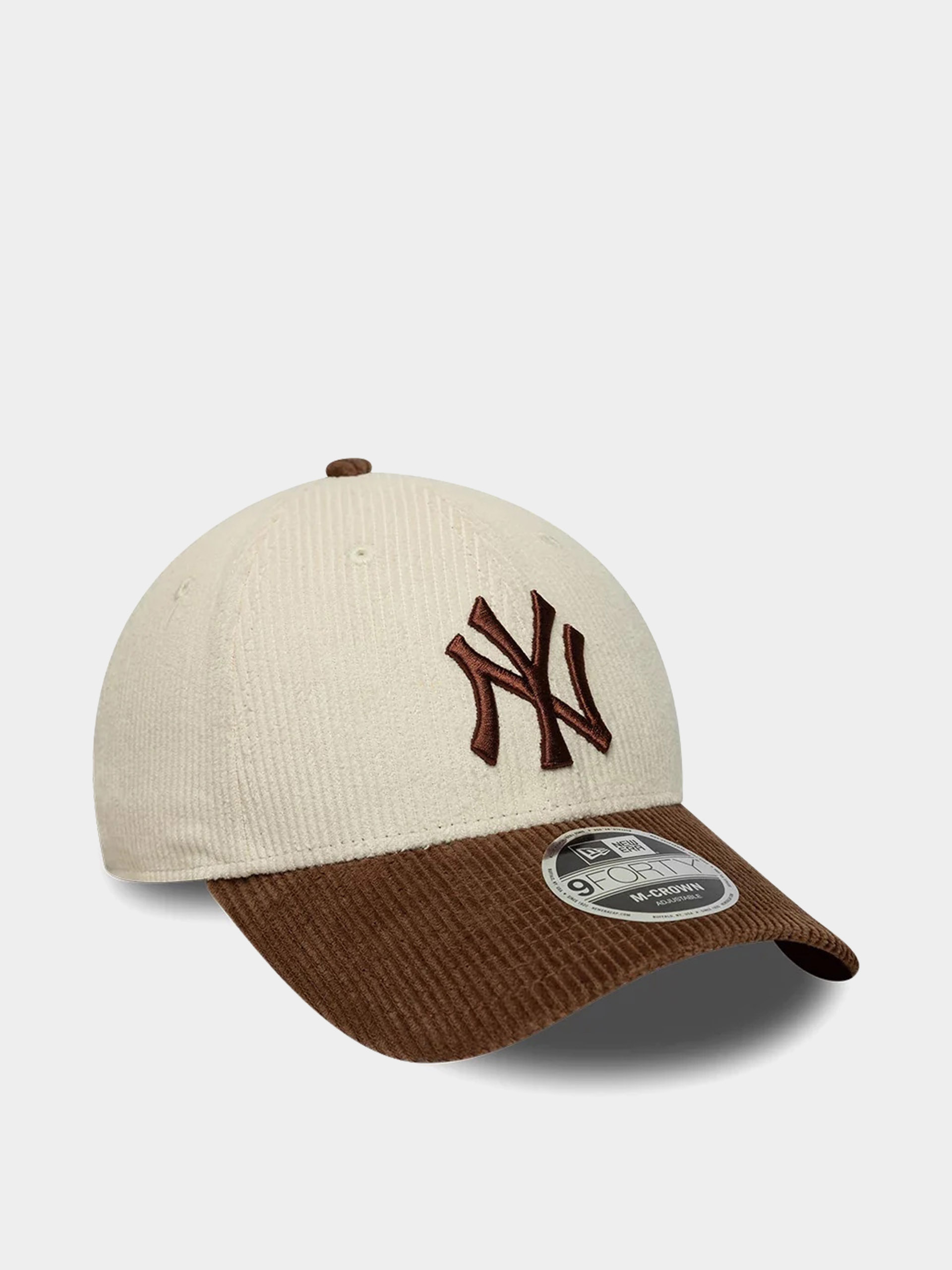 Baseball sapka New Era Cord 9Forty Mc New York Yankees (light cream/brown)