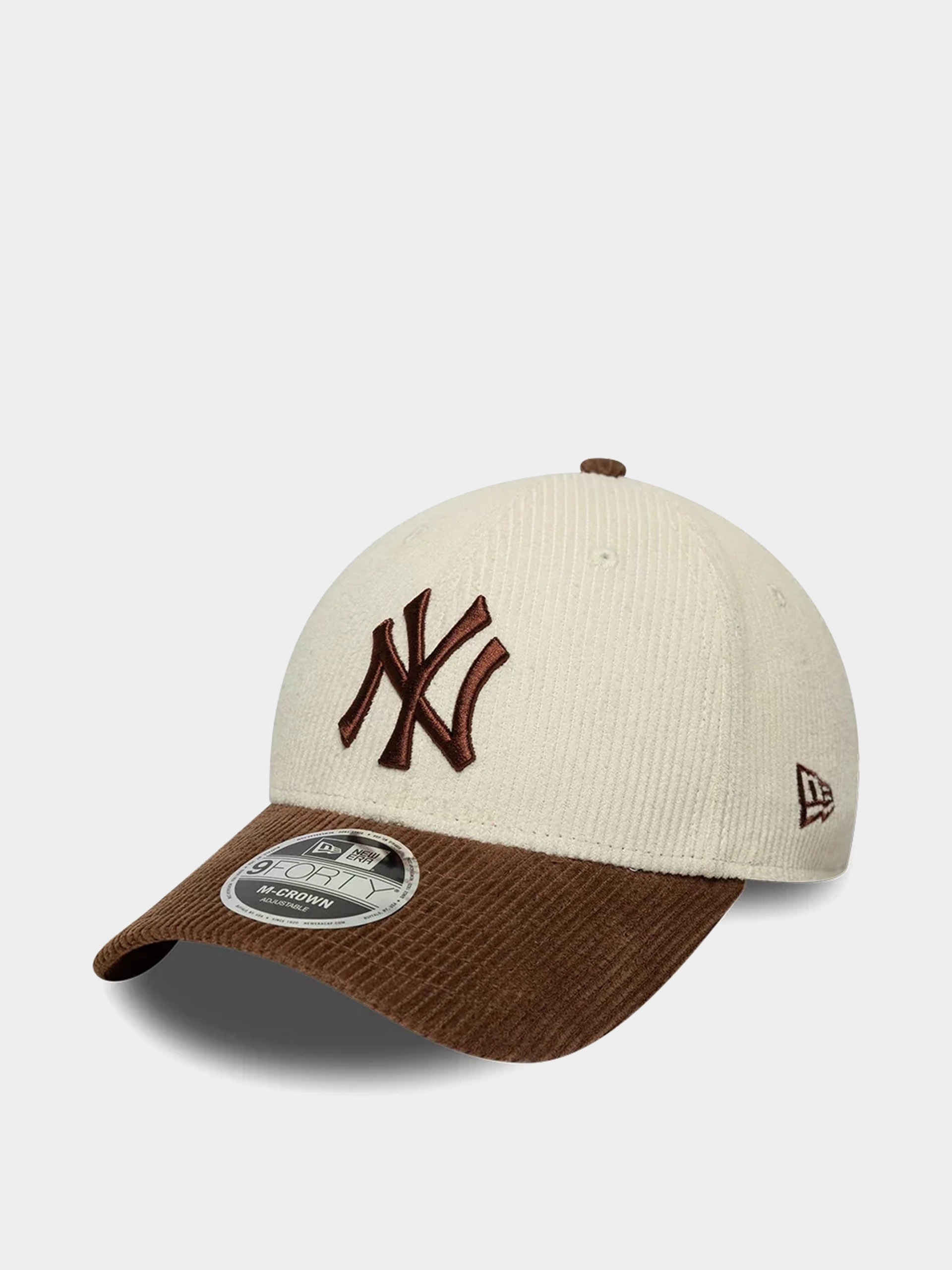 Baseball sapka New Era Cord 9Forty Mc New York Yankees (light cream/brown)