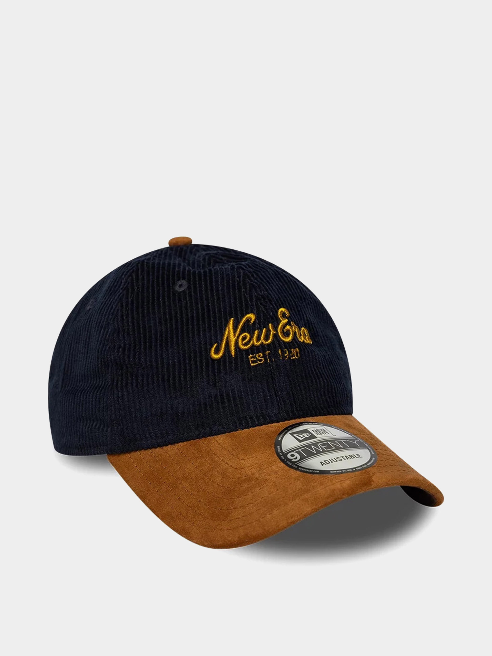Baseball sapka New Era Cord Mix 9Twenty (navy/brown)