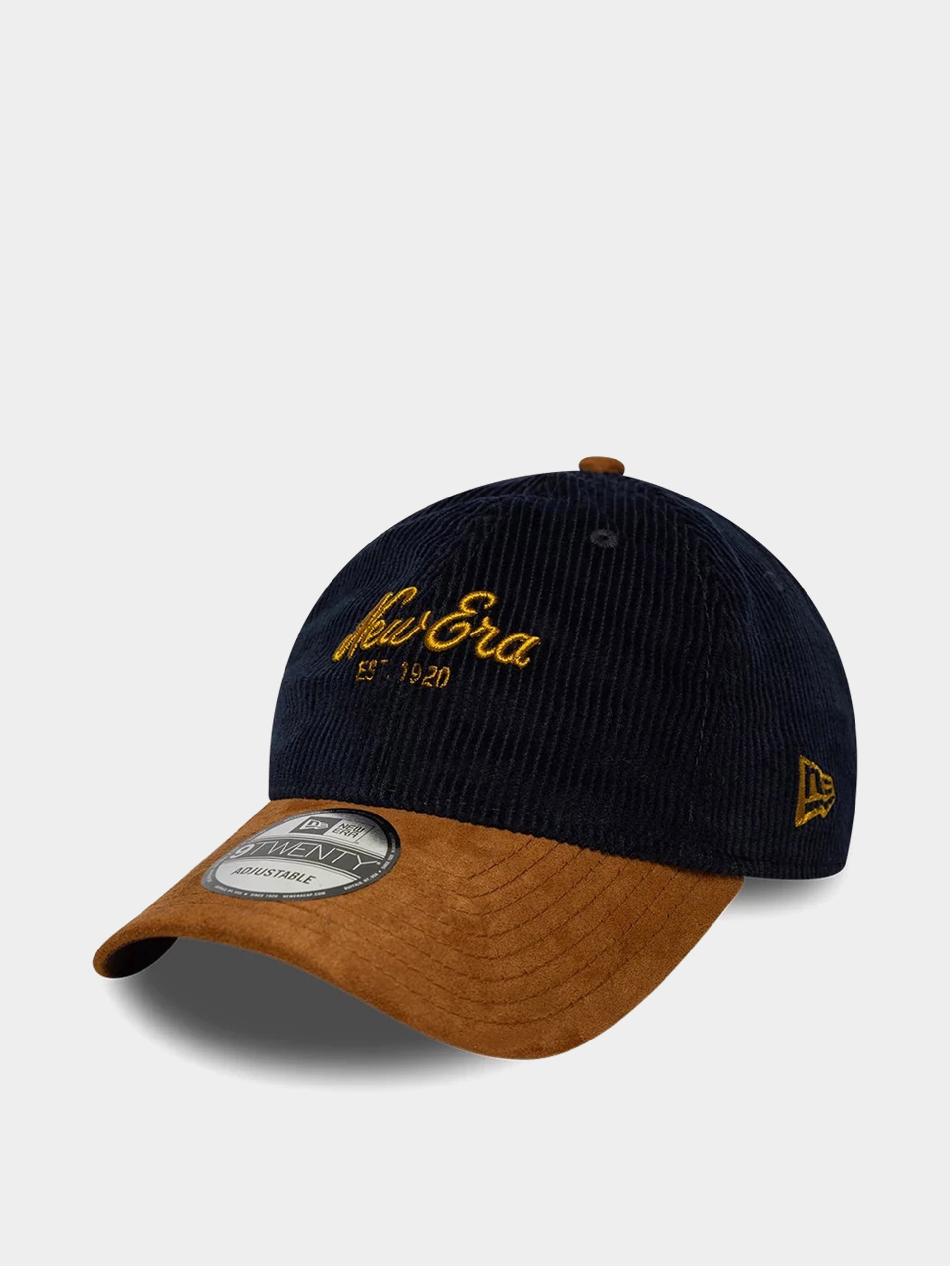 Baseball sapka New Era Cord Mix 9Twenty (navy/brown)