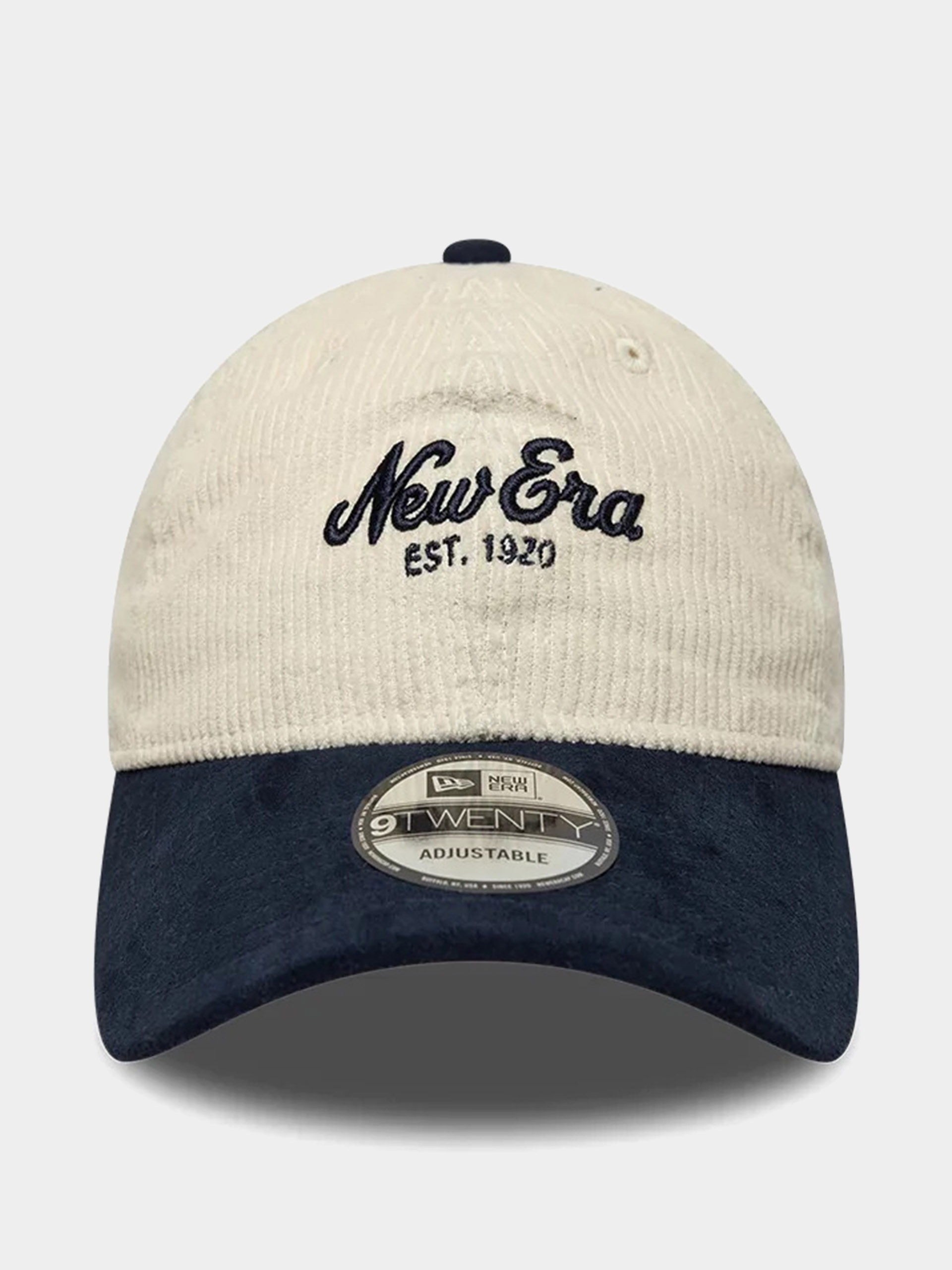 Baseball sapka New Era Cord Mix 9Twenty (cream/navy)