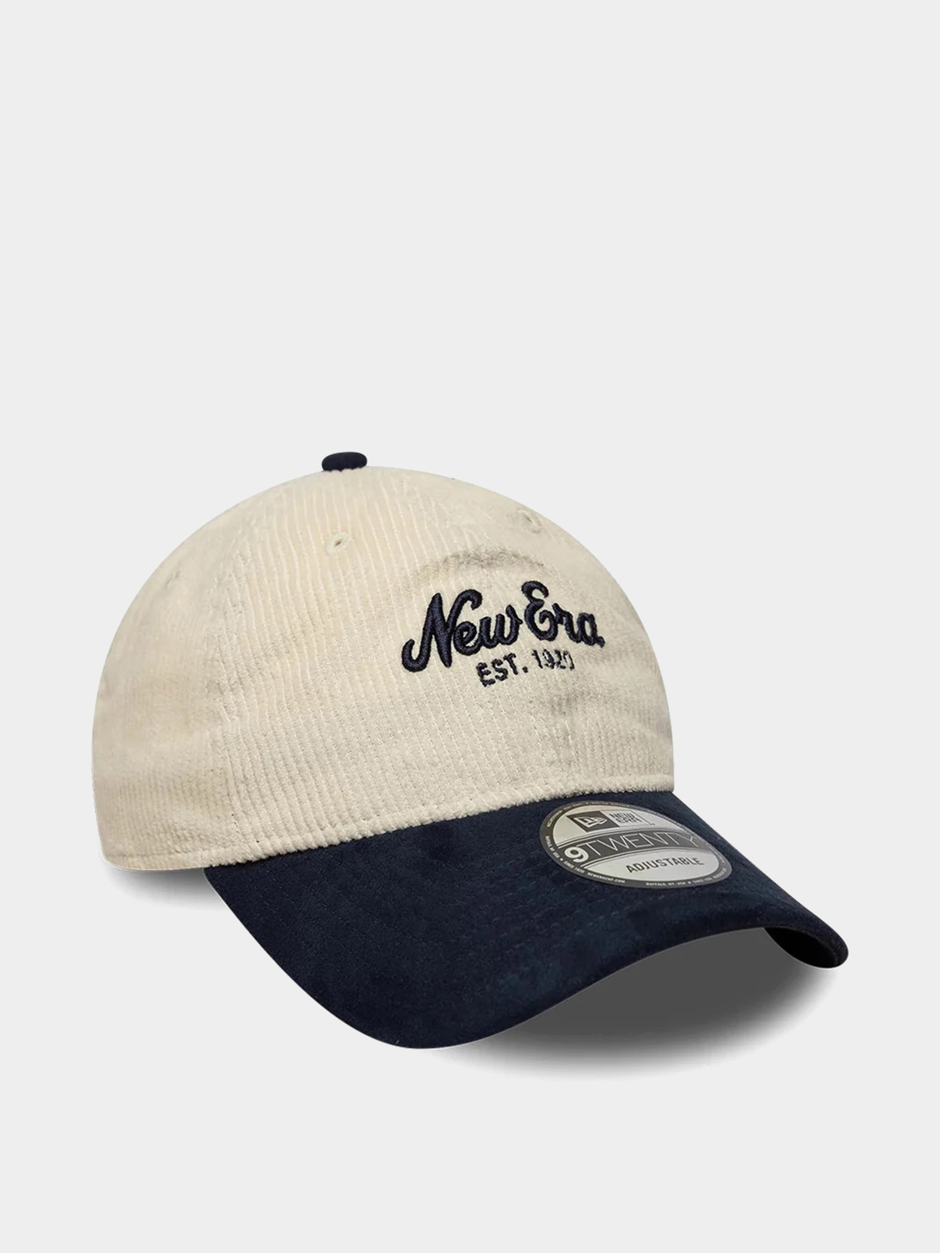 Baseball sapka New Era Cord Mix 9Twenty (cream/navy)