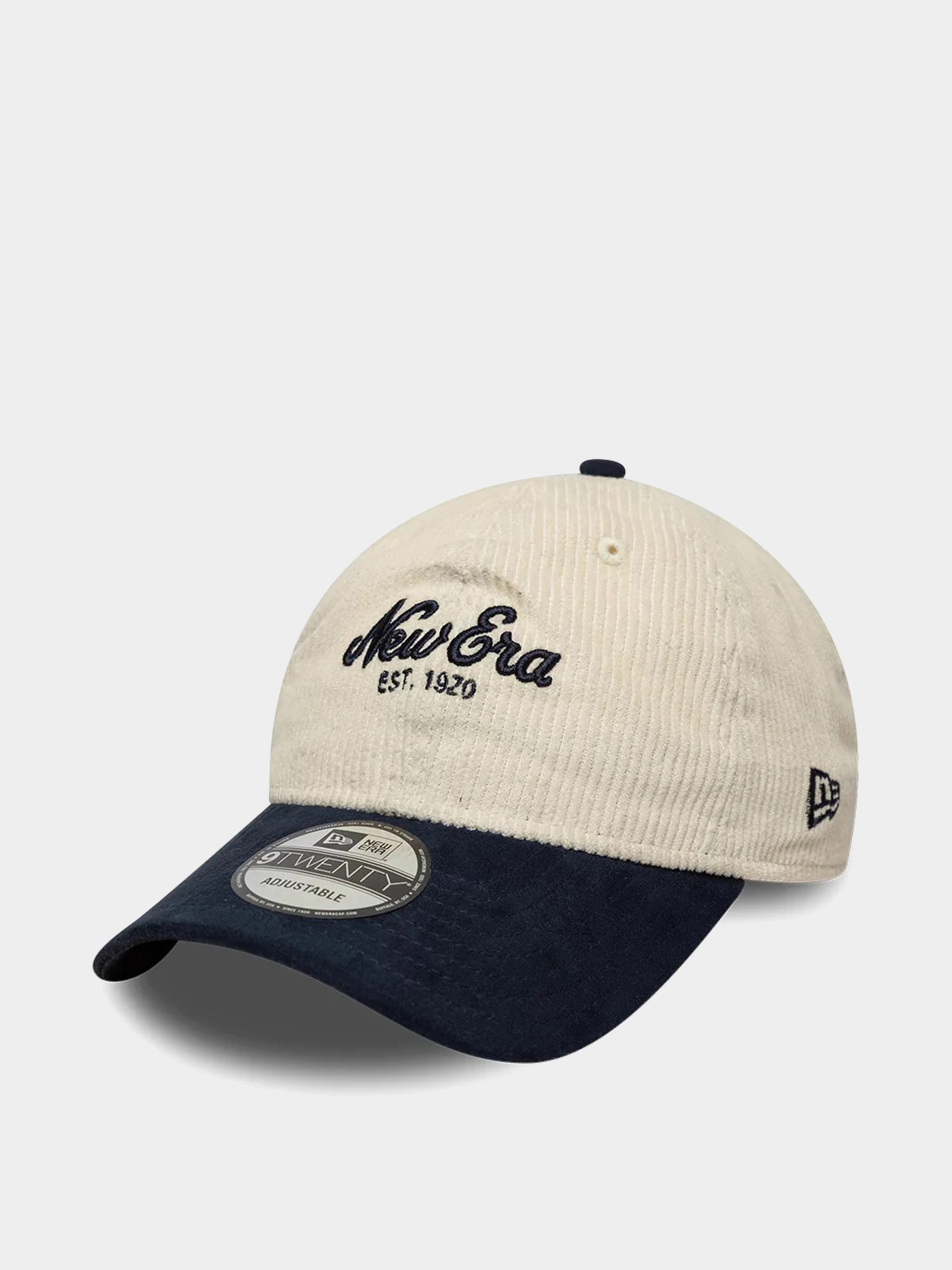 Baseball sapka New Era Cord Mix 9Twenty (cream/navy)