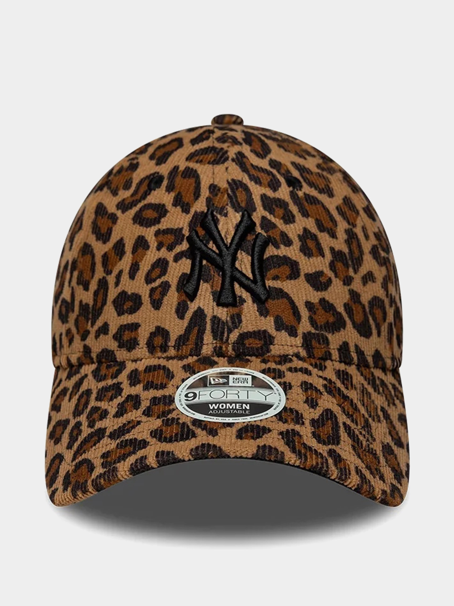 Baseball sapka New Era Leopard Cord 9Forty New York Yankees Wmn (leo brown)